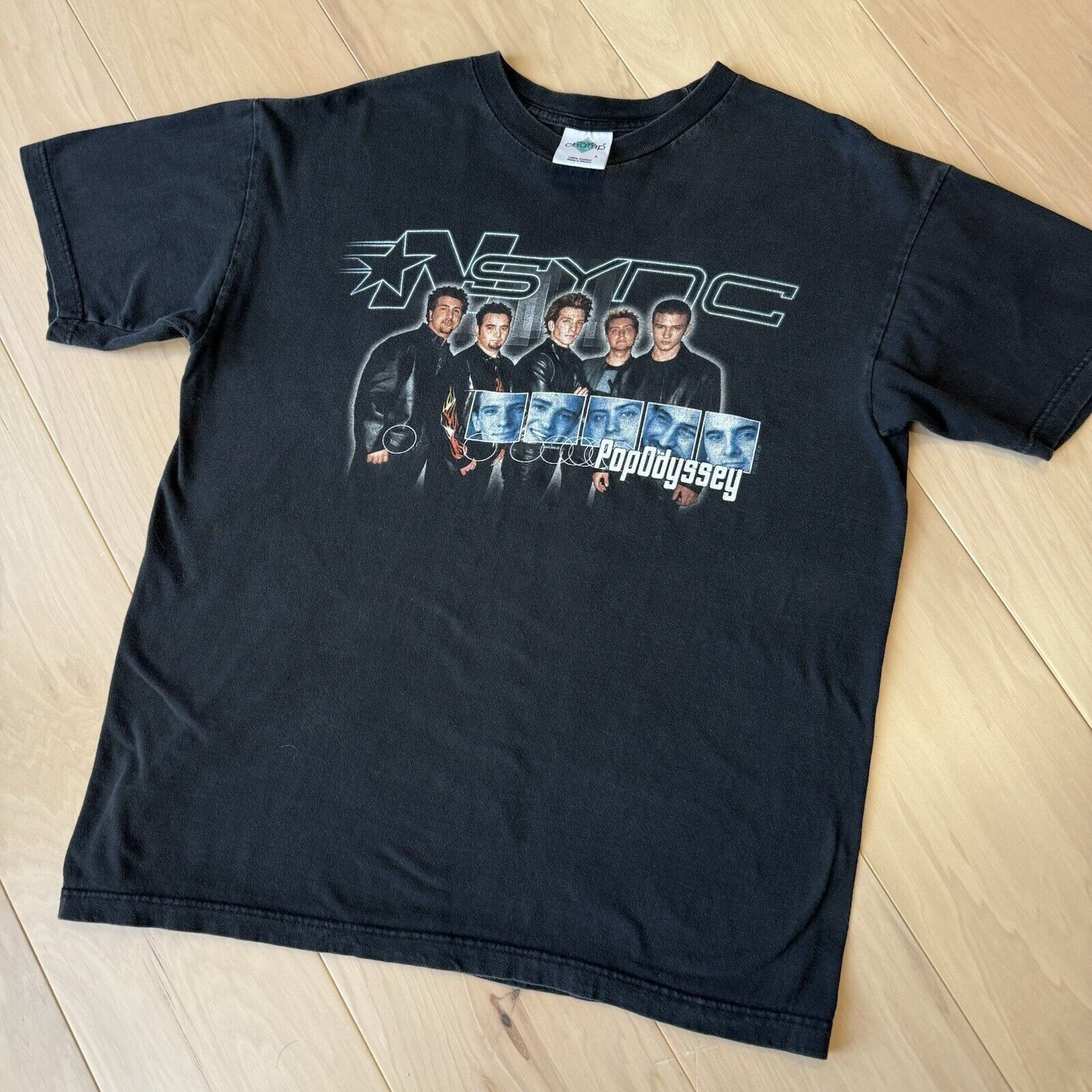 Band Tees × Vintage Vintage Nsync Pop Odyssey Shirt Large Black Y2K Music Tour Size US L / EU 52-54 / 3 - 7 Thumbnail
