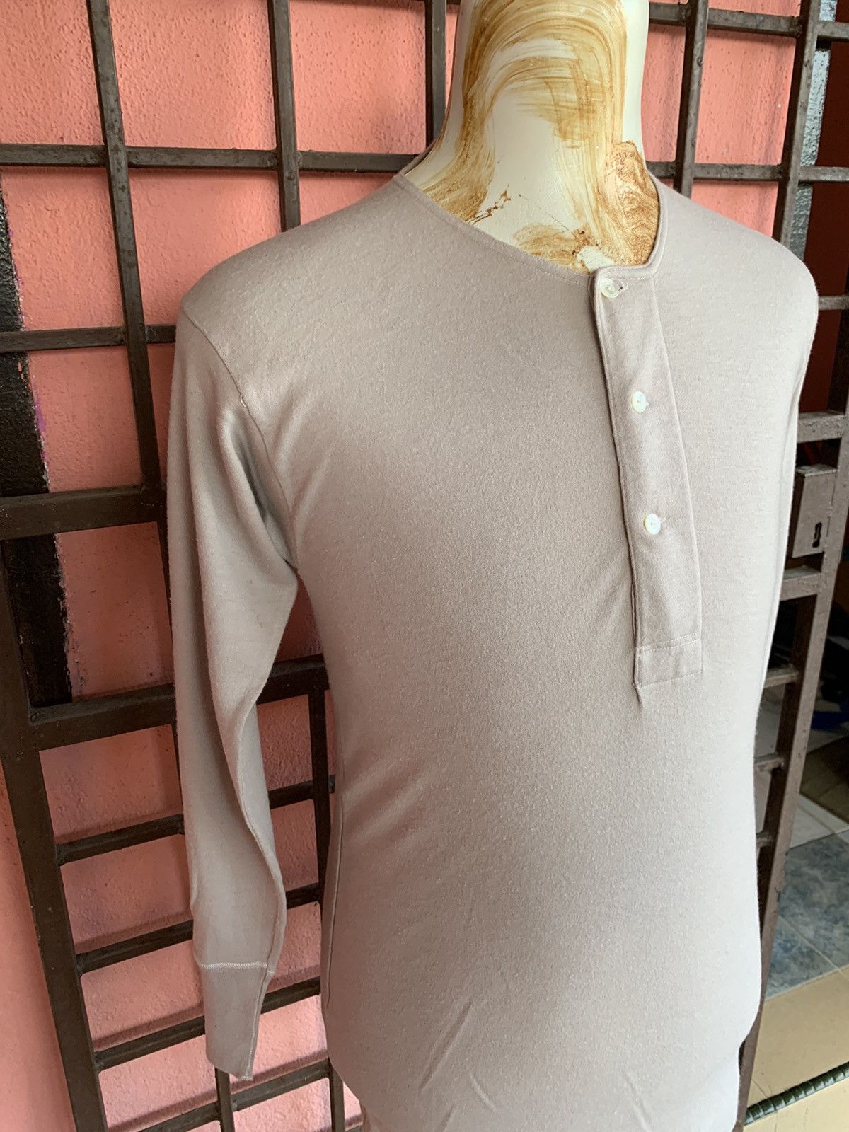 Japanese Brand 🔥 Vintage 80s 90s Mitsukoshi Longsleeves Button Tee Size US M / EU 48-50 / 2 - 3 Thumbnail
