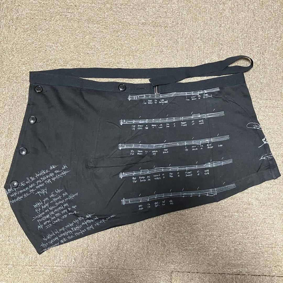⭐︎NUMBER （N）INE 2008ss BIRDS Rap Skirt Number (N)ine NUMBER (N)INE Early Wrap Skirt BIRDS Black One