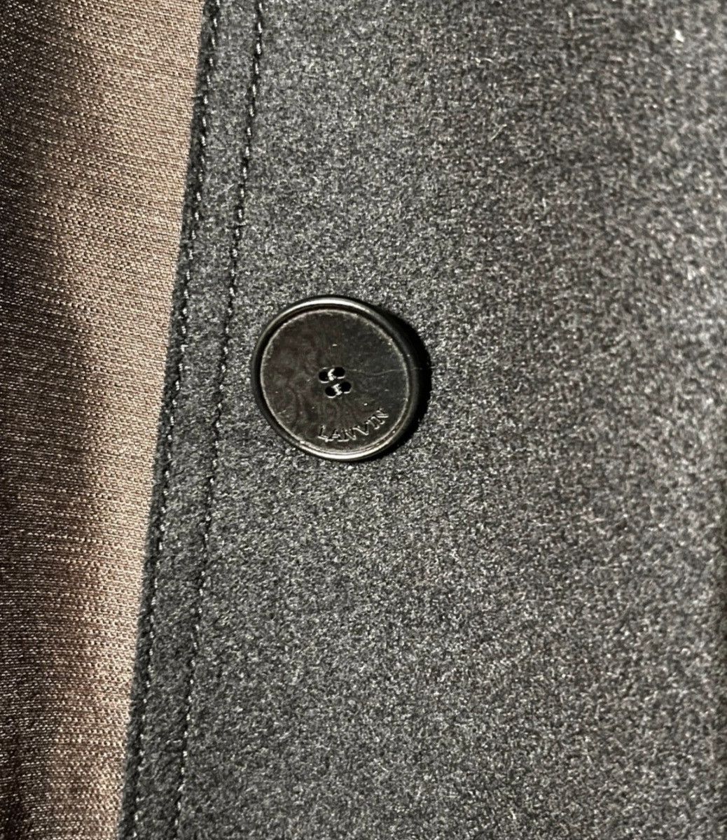 Lanvin Rare runway Lanvin coat in espresso/black bi-material Size US L / EU 52-54 / 3 - 8 Thumbnail