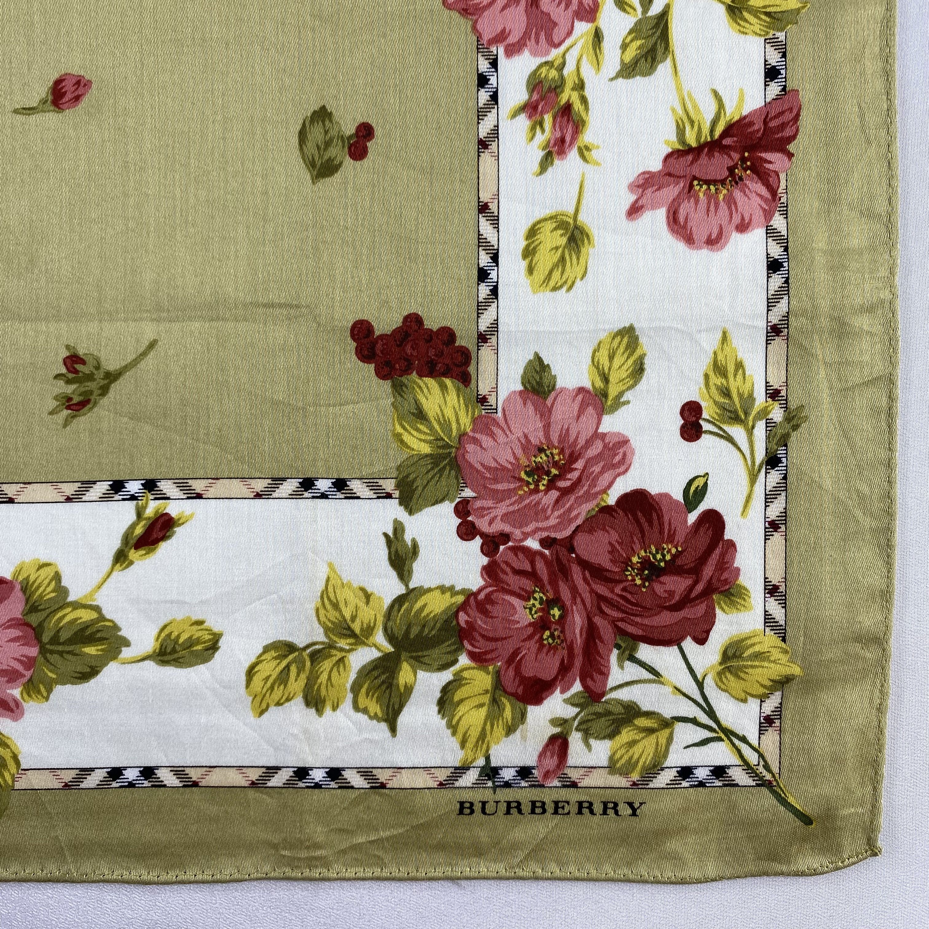 Burberry × Vintage Burberry Handkerchief / Neckerchief / Bandana-P717 Size ONE SIZE - 3 Thumbnail