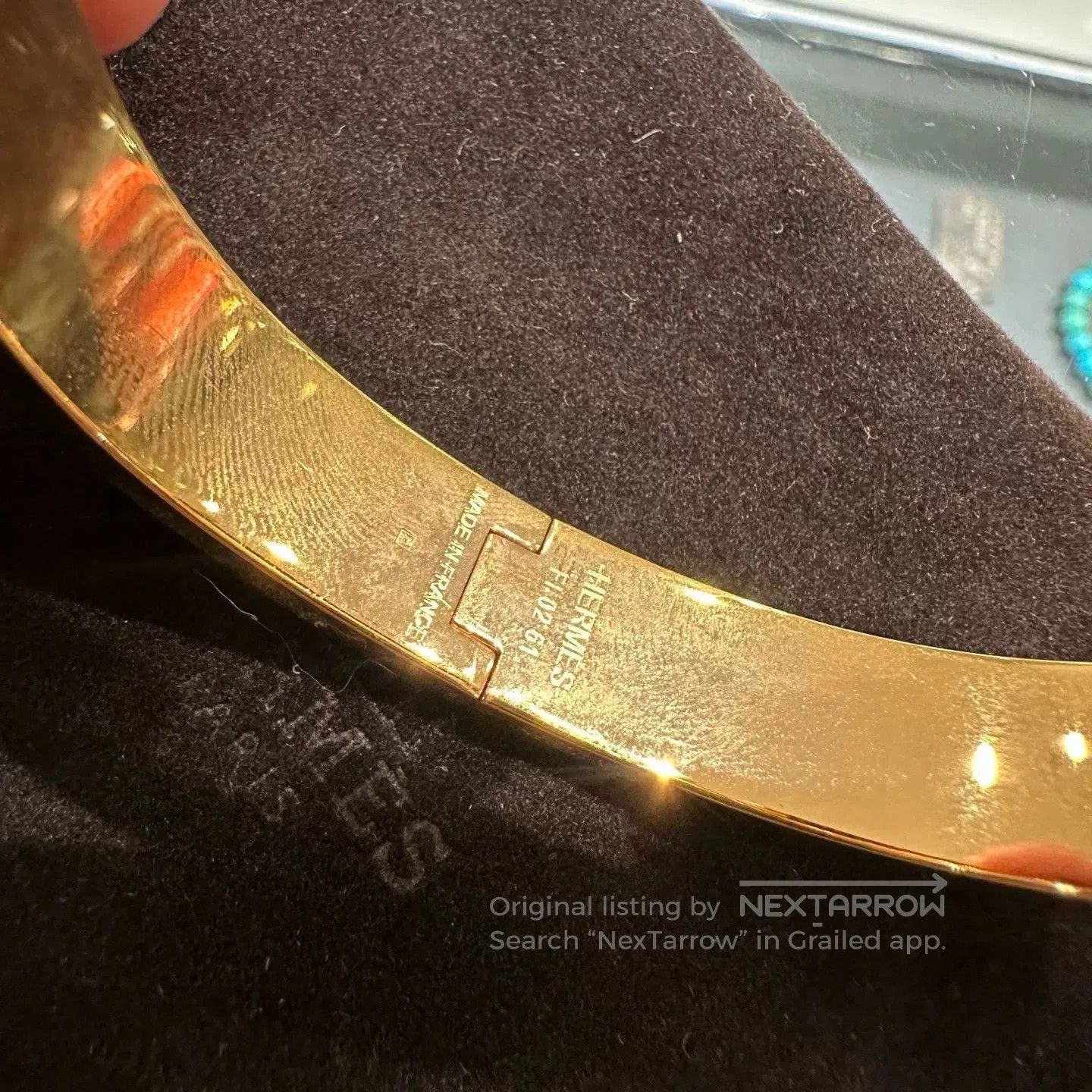 Hermes HERMES Clic H Enamel Bracelet Women's. Size ONE SIZE - 3 Thumbnail
