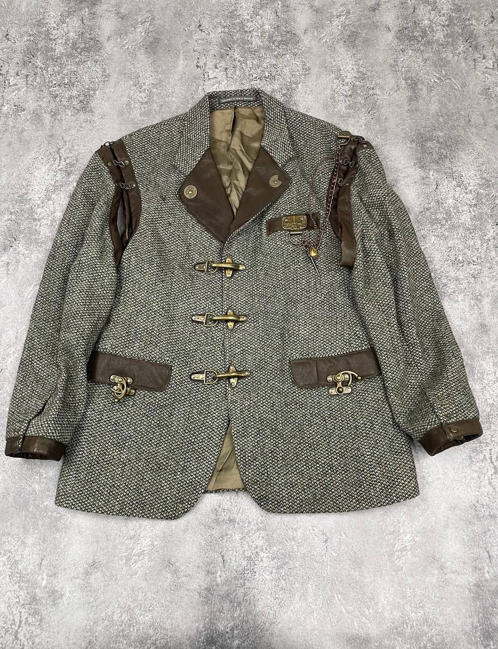 Harris Tweed Harris Tweed Men’s Vintage Jacket Wool Handwoven Brown Size 38S - 1 Thumbnail