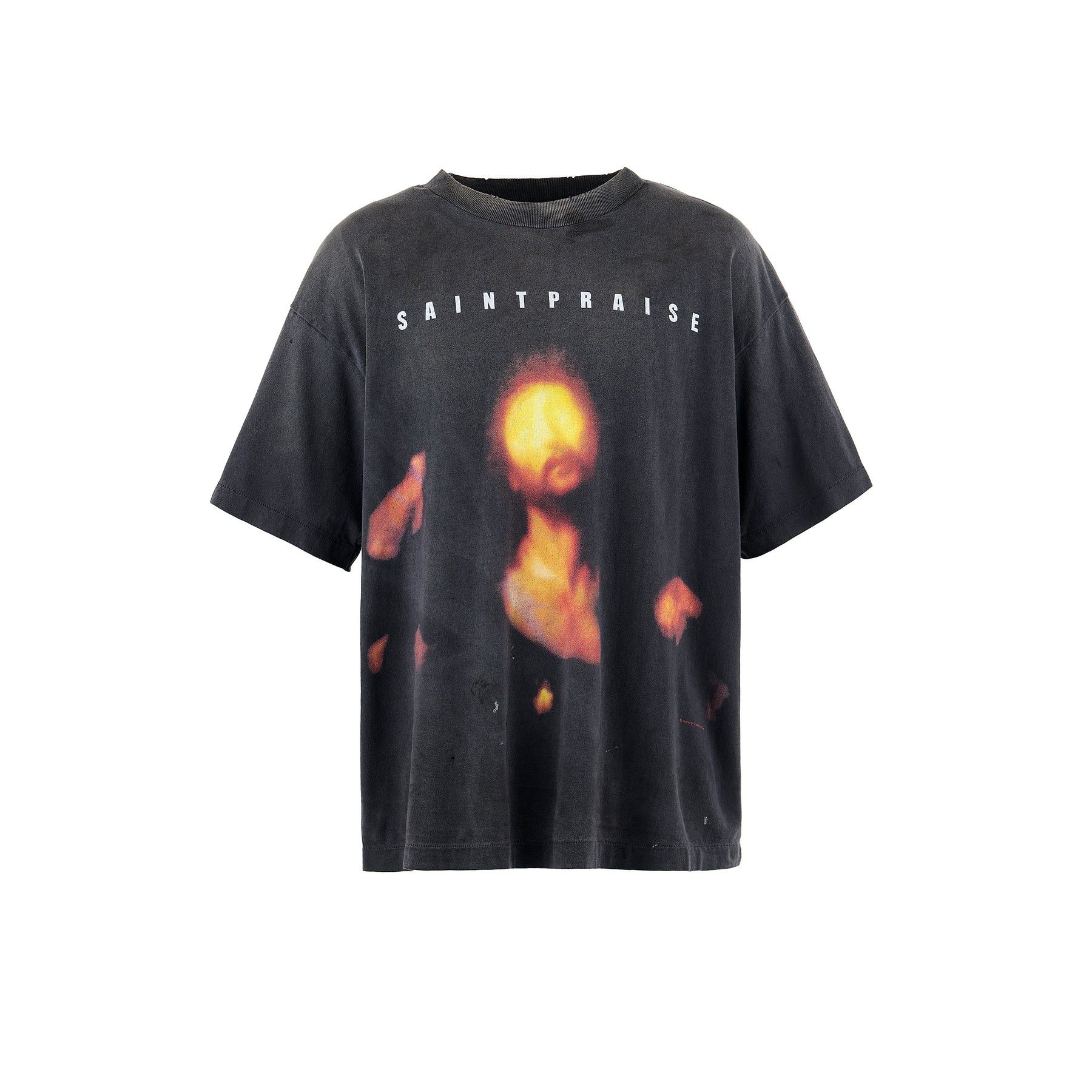 Saint Michael o1mle0326 Saint Praise Tee Shirt in Black Size US S / EU 44-46 / 1 - 1 Thumbnail