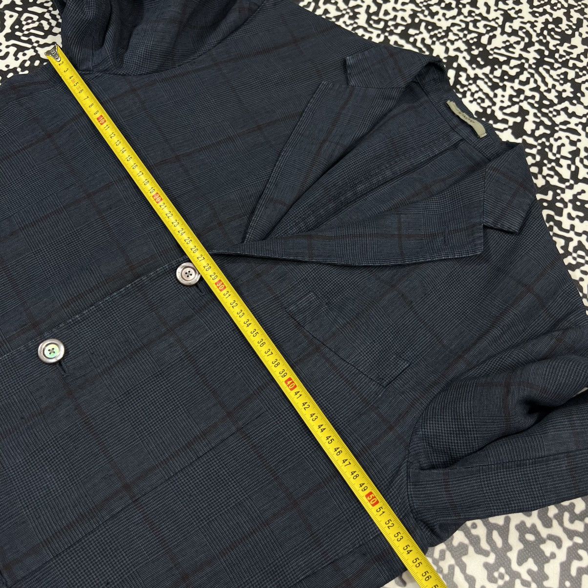 Boglioli BOGLIOLI K Jacket Linen Checked Blazer Luxury Casual Style Size 40R - 22 Thumbnail