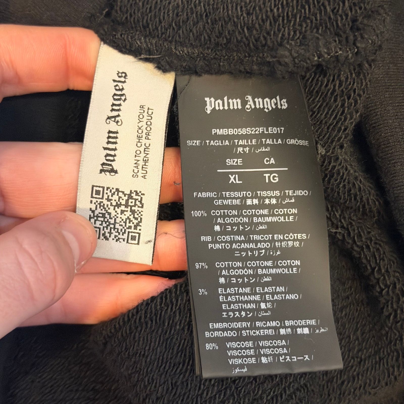 Palm Angels Palm Angels Broken Palm Tree Hoodie Size US XL / EU 56 / 4 - 4 Thumbnail