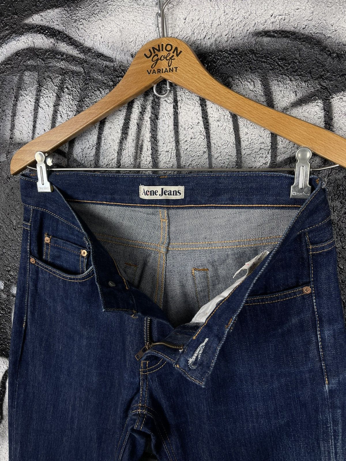 Acne Studios × Designer Acne Jeans Mic Another Raw Jeans Men’s Size 30/32 Size US 30 / EU 46 - 12 Thumbnail