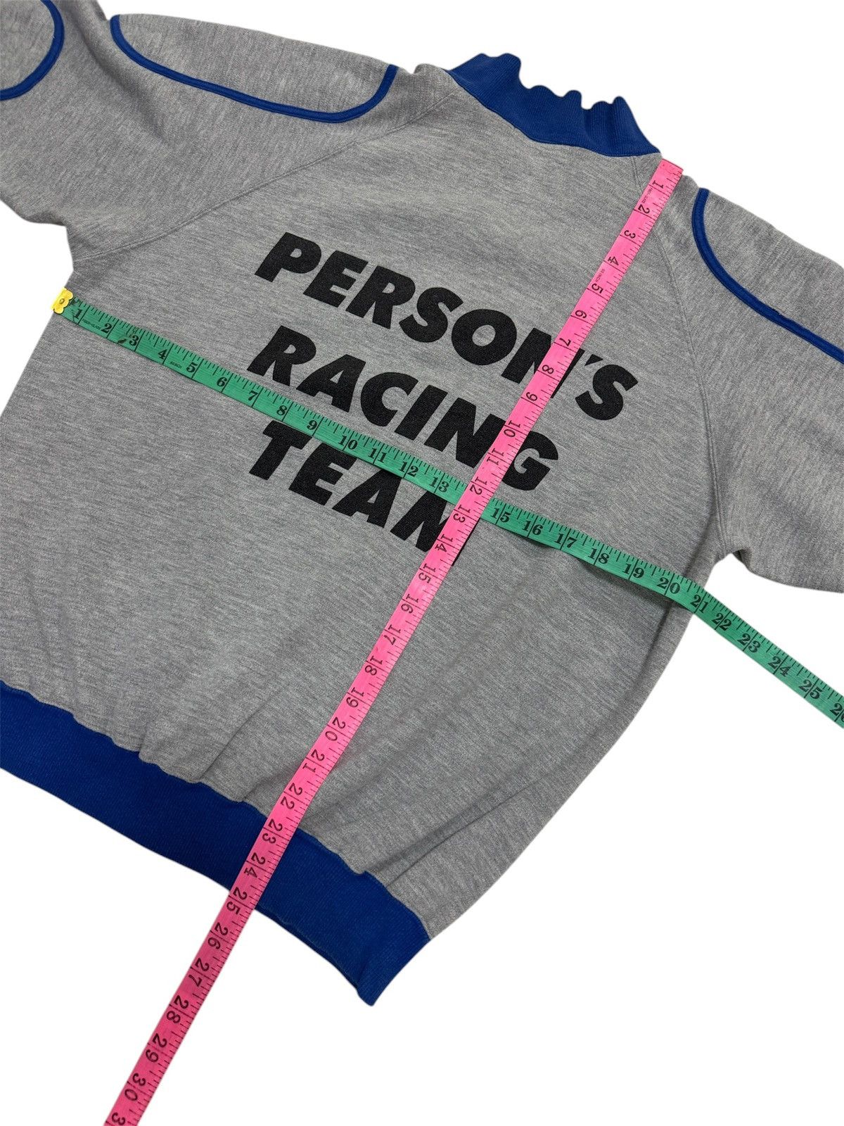 PERSON'S VINTAGE PERSON’S RACING TEAM HALF ZIP SWEATER Size US S / EU 44-46 / 1 - 17 Thumbnail