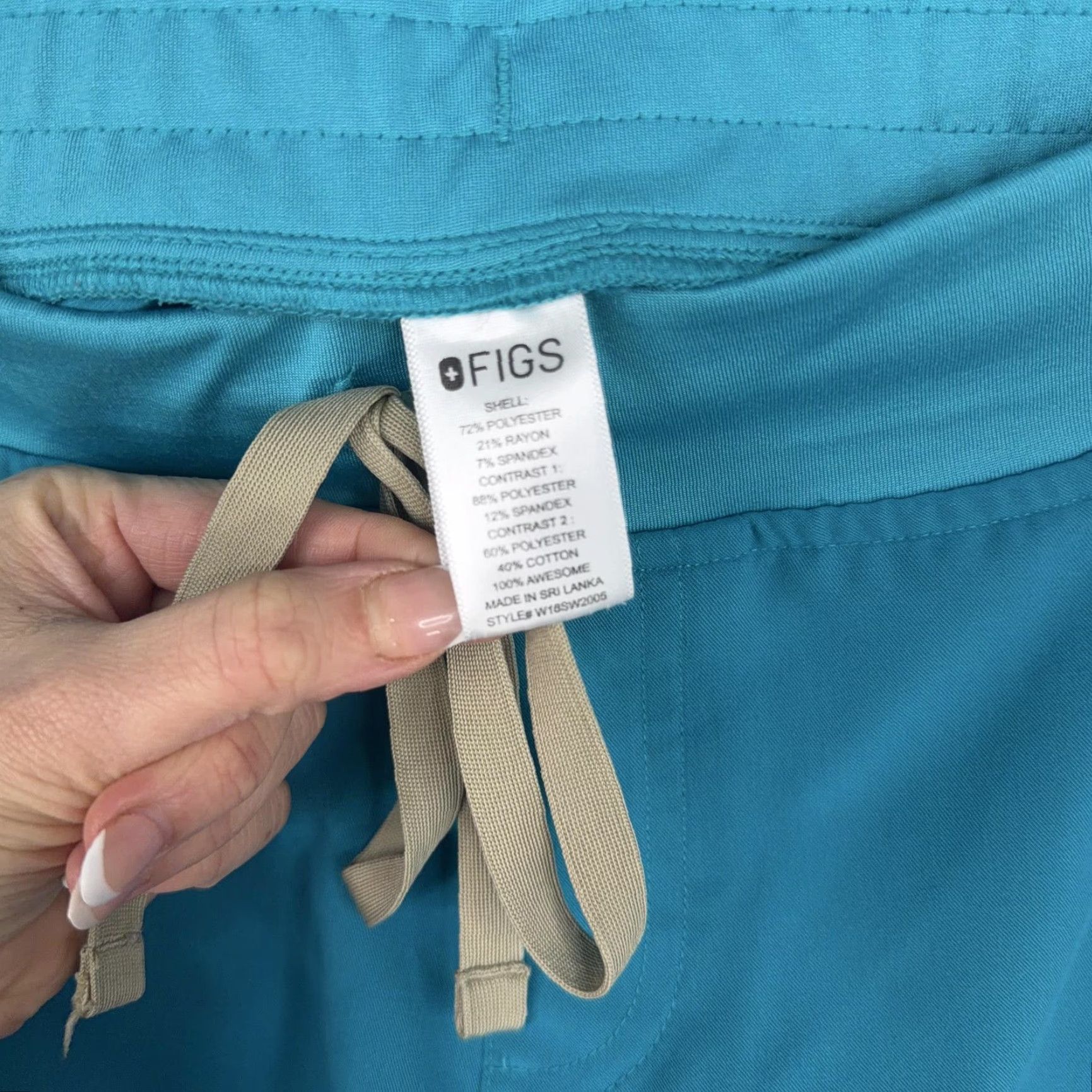 Vintage FIGS Womens XS Blue Technical Jogger Pants Scrub Cargo Workwear Medical Shirt? Size 26" / US 2 / IT 38 - 4 Thumbnail