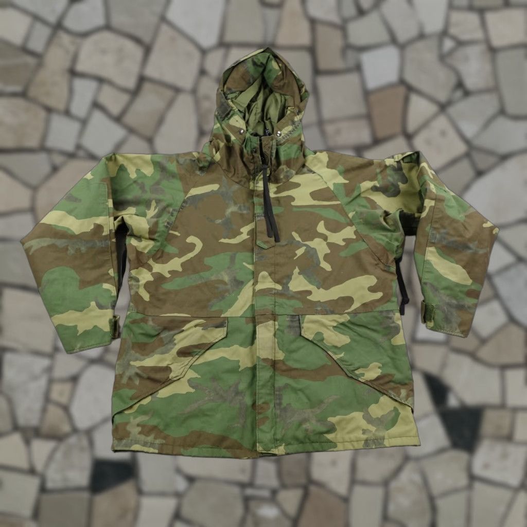 Alpha Industries VINTAGE Alpha Industries Coat Parka M Camo Green Navy Army Outdoor 90s Mens Size US M / EU 48-50 / 2 - 1 Thumbnail
