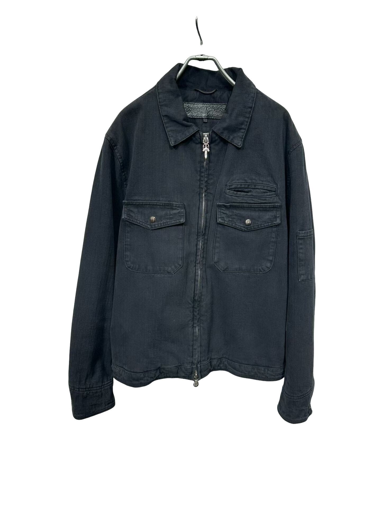 Chrome Hearts Chrome Hearts Herringbone Work Jacket M Size US M / EU 48-50 / 2 - 1 Thumbnail