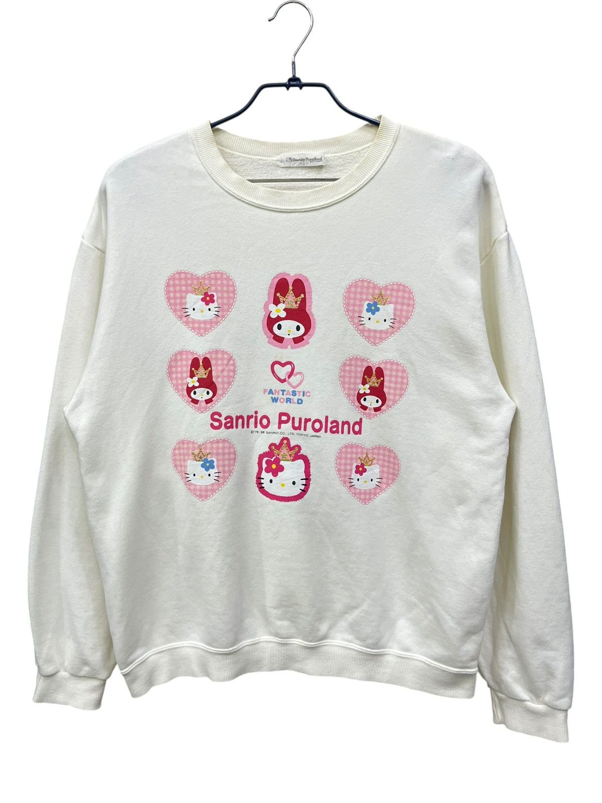 Anime 🔥💖 90's Sanrio Puroland Hello Kitty Sweatshirt Japan Size US M / EU 48-50 / 2 - 4 Thumbnail