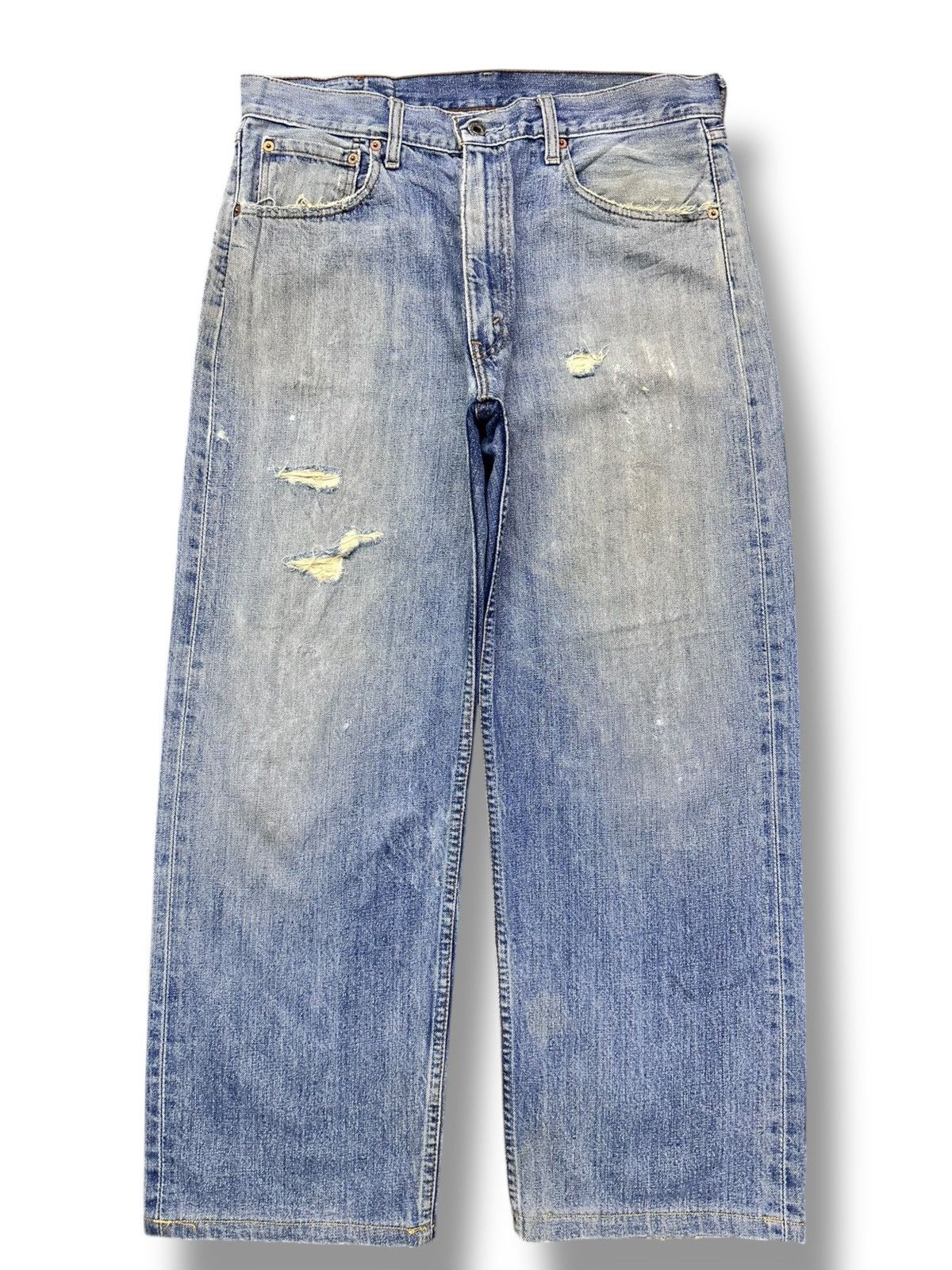 Levi's Vintage Levi’s 503 Distressed Japan Denim Straight Leg Faded Size US 34 / EU 50 - 1 Thumbnail