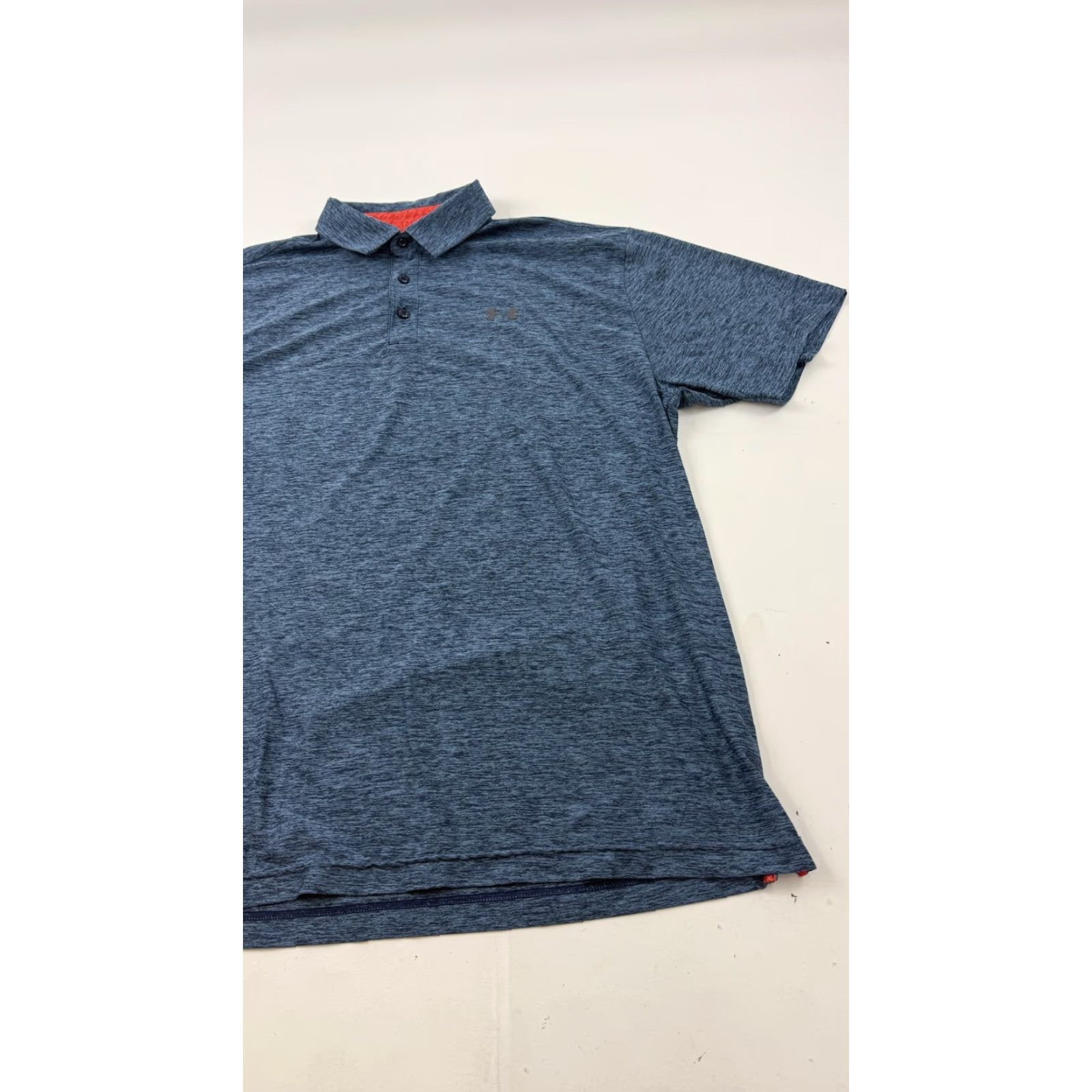 Under Armour Under Armour Polo Shirt Mens XL Blue HeatGear Golf Performance Loose Fit Top Size US XL / EU 56 / 4 - 3 Thumbnail