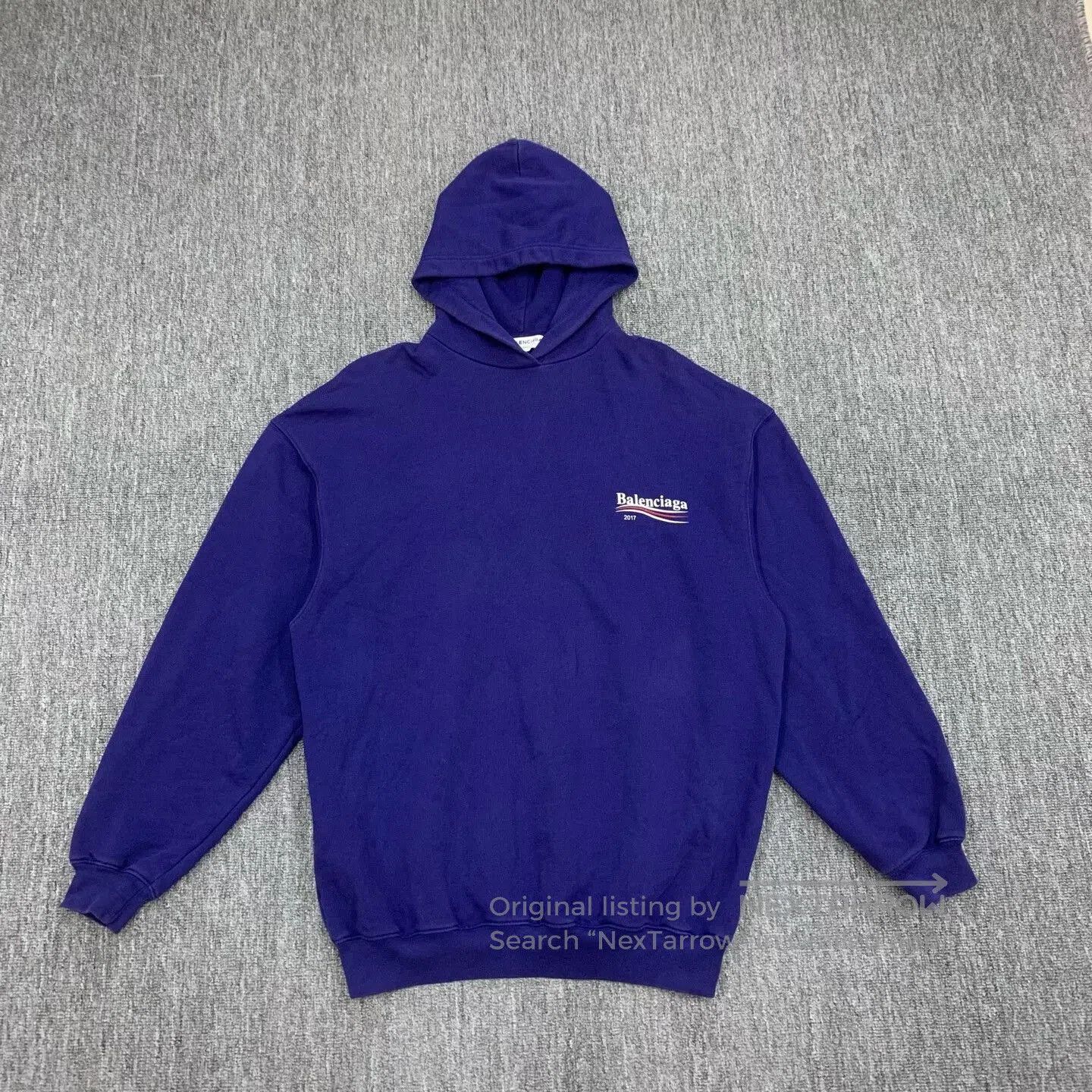 Balenciaga balenciaga purple hoodie sweatshirt in xs. Size US XS / EU 42 / 0 - 1 Thumbnail