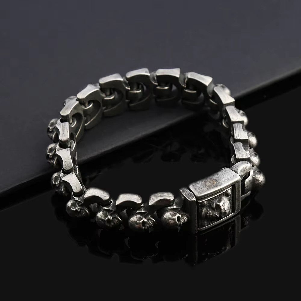 Jewelry Trendy Domineering Skull Bracelet Size ONE SIZE - 2 Thumbnail