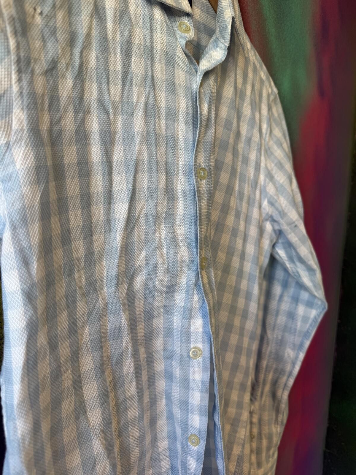 Other T.M. Lewin blue gingham check formal shirt -slim fit Size US S / EU 44-46 / 1 - 4 Thumbnail