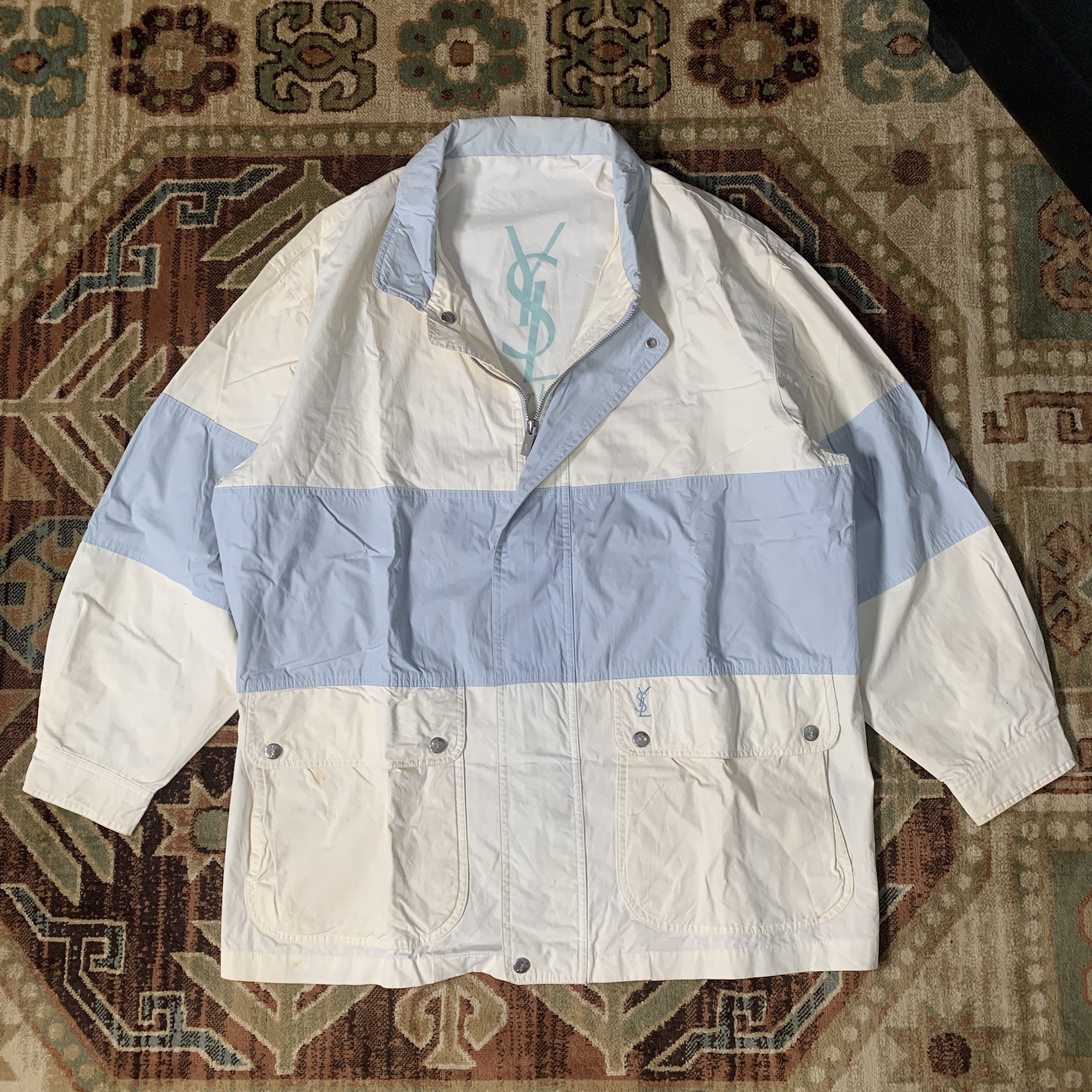 Yves Saint Laurent 90s Yves Saint Laurent Ysl Pour Homme Jacket Size US XL / EU 56 / 4 - 1 Thumbnail