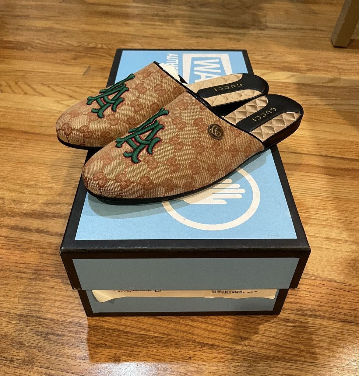 Gucci Gucci exclusive limited LA monogram slide size uk men 8 Size US 8 / EU 41 - 1 Thumbnail