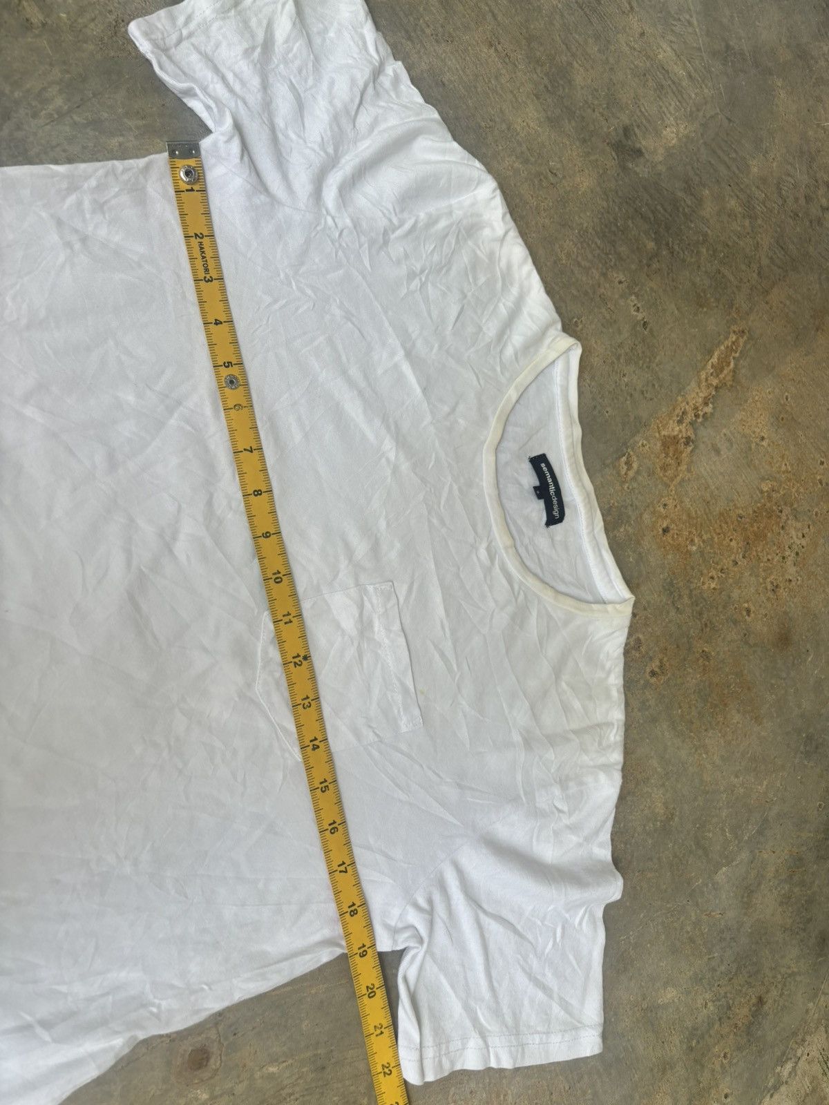 Hysteric Glamour × Japanese Brand × semanticdesign Y2k Semannticdesign Pocket Zipper Tshirt Size US L / EU 52-54 / 3 - 10 Thumbnail