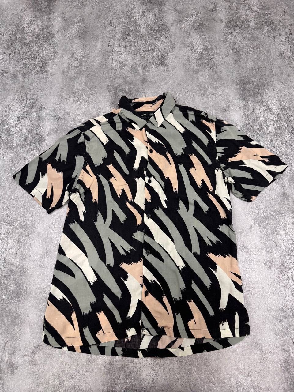 Allsaints AllSaints Men Short Sleeve Shirt Multi Pattern Size Small Size US S / EU 44-46 / 1 - 1 Thumbnail
