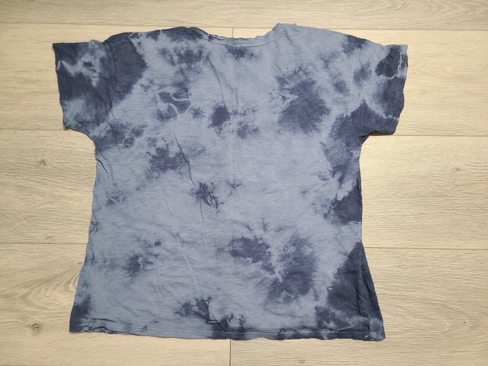 Designer Knit Riot Aerosmith T Shirt Small Blue Tie Dye Band tee Size S / US 4 / IT 40 - 4 Thumbnail