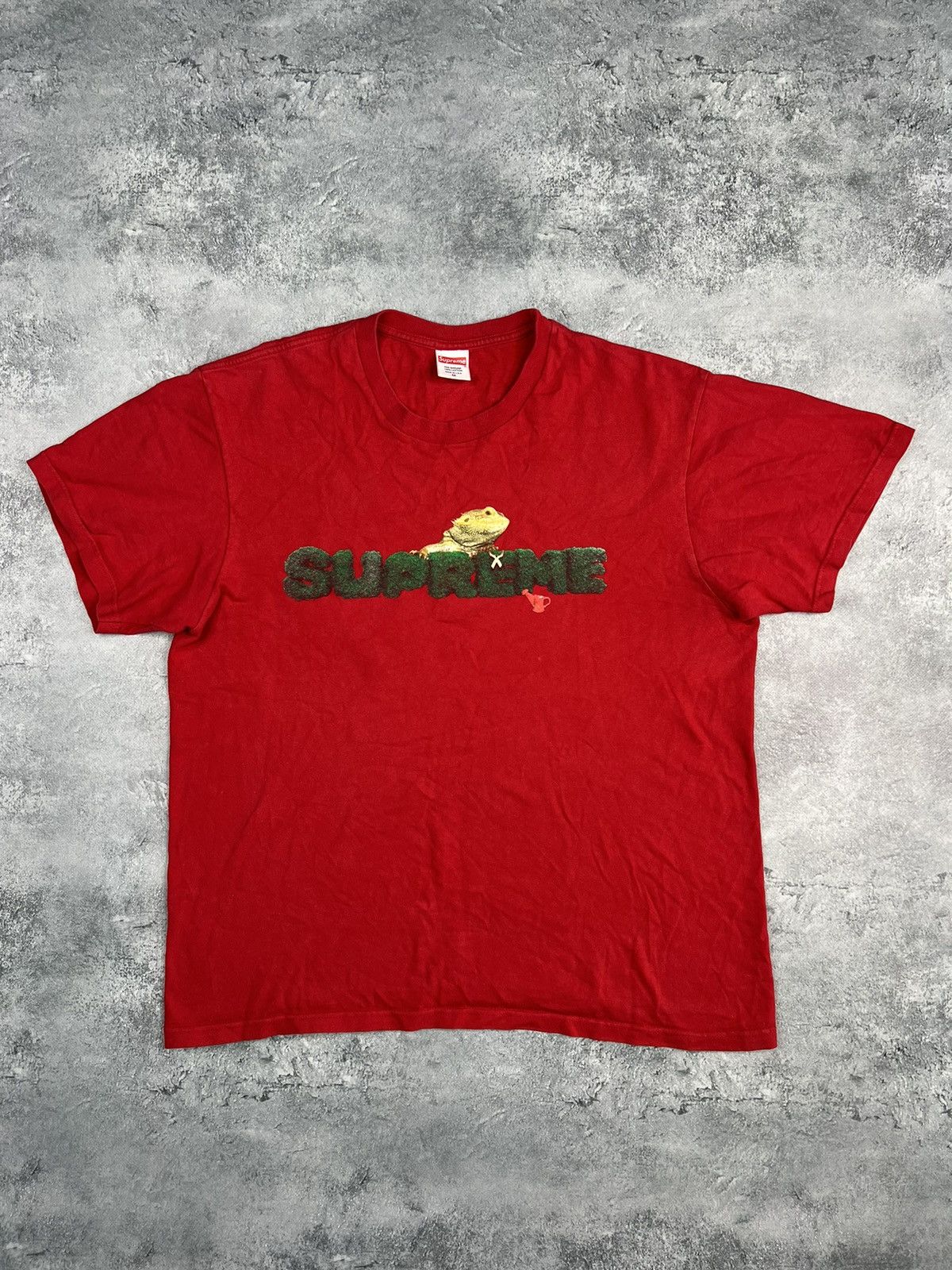 Supreme Lizard Red Tee