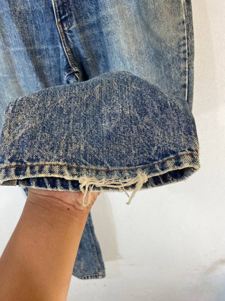Levi's vintage levis 506 acid wash style distressed denim Size US 38 / EU 54 - 10 Thumbnail