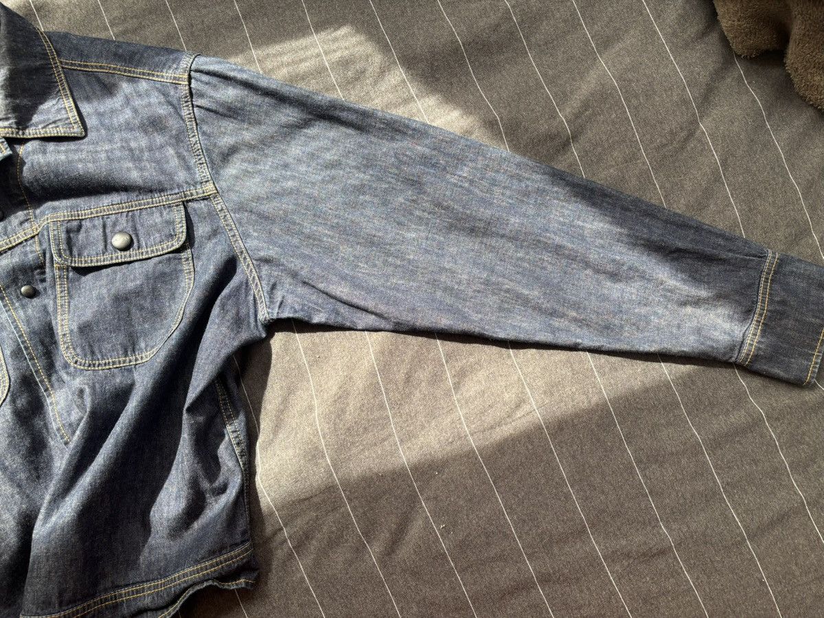 Lanvin Lanvin Blue denim crop jacket Size US XL / EU 56 / 4 - 4 Thumbnail