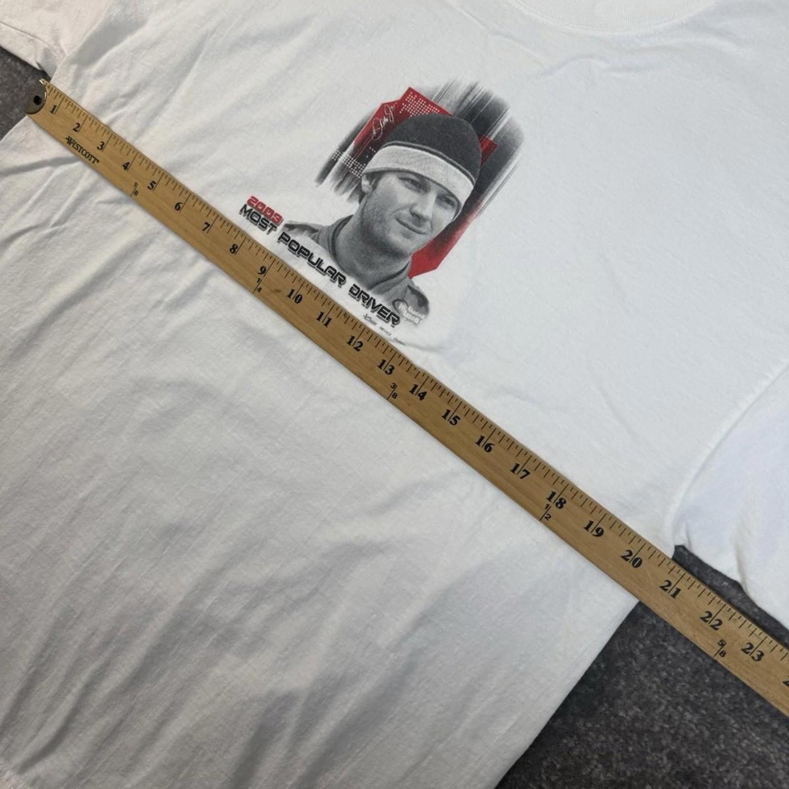 Chase Authentics NASCAR Dale Earnhardt Jr. Budweiser 2 Sided Graphic tshirt Size US M / EU 48-50 / 2 - 4 Thumbnail