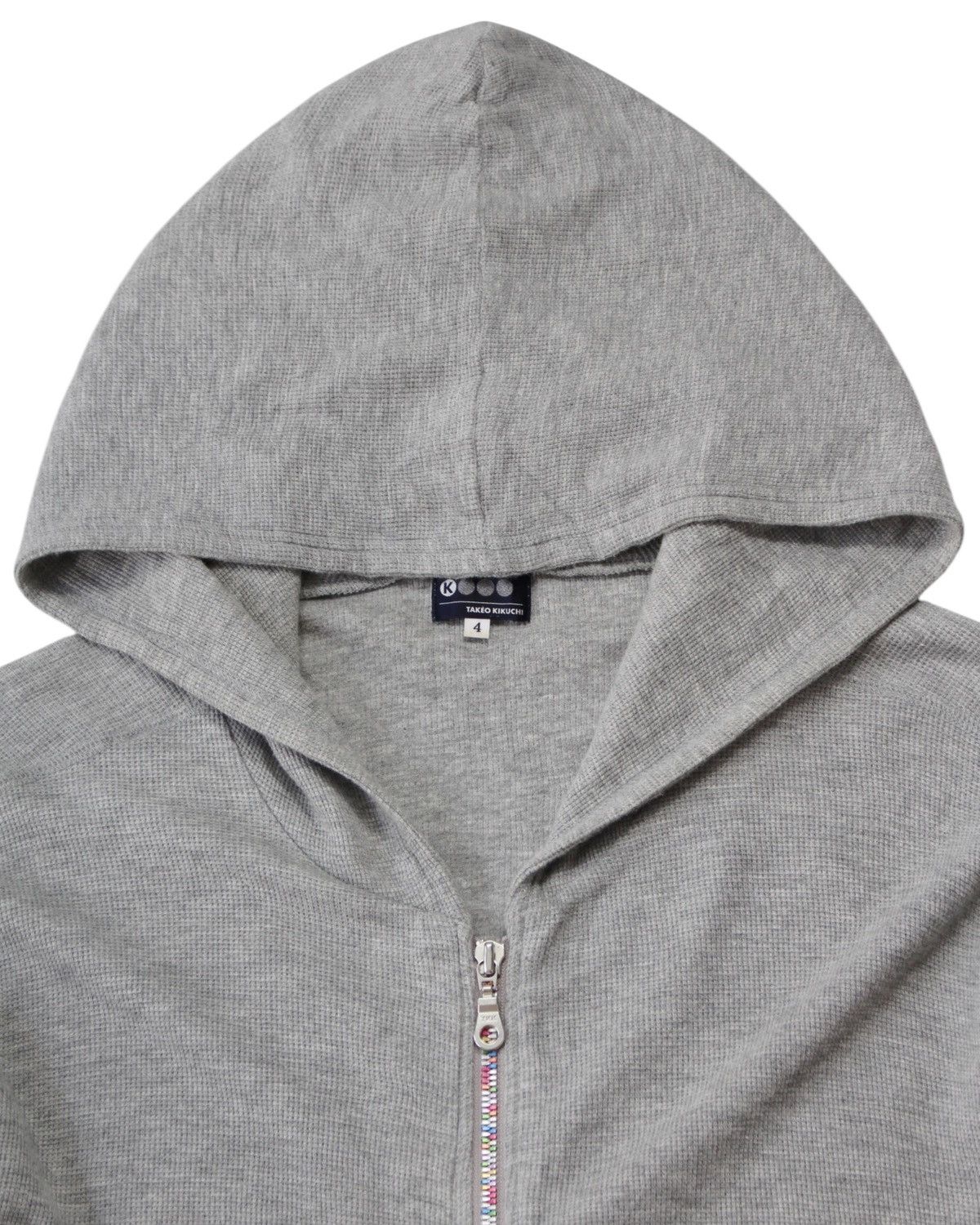 Japanese Brand 2000S TAKEO KIKUCHI ZIP UP RAINBOW HOODIE Size US L / EU 52-54 / 3 - 2 Thumbnail