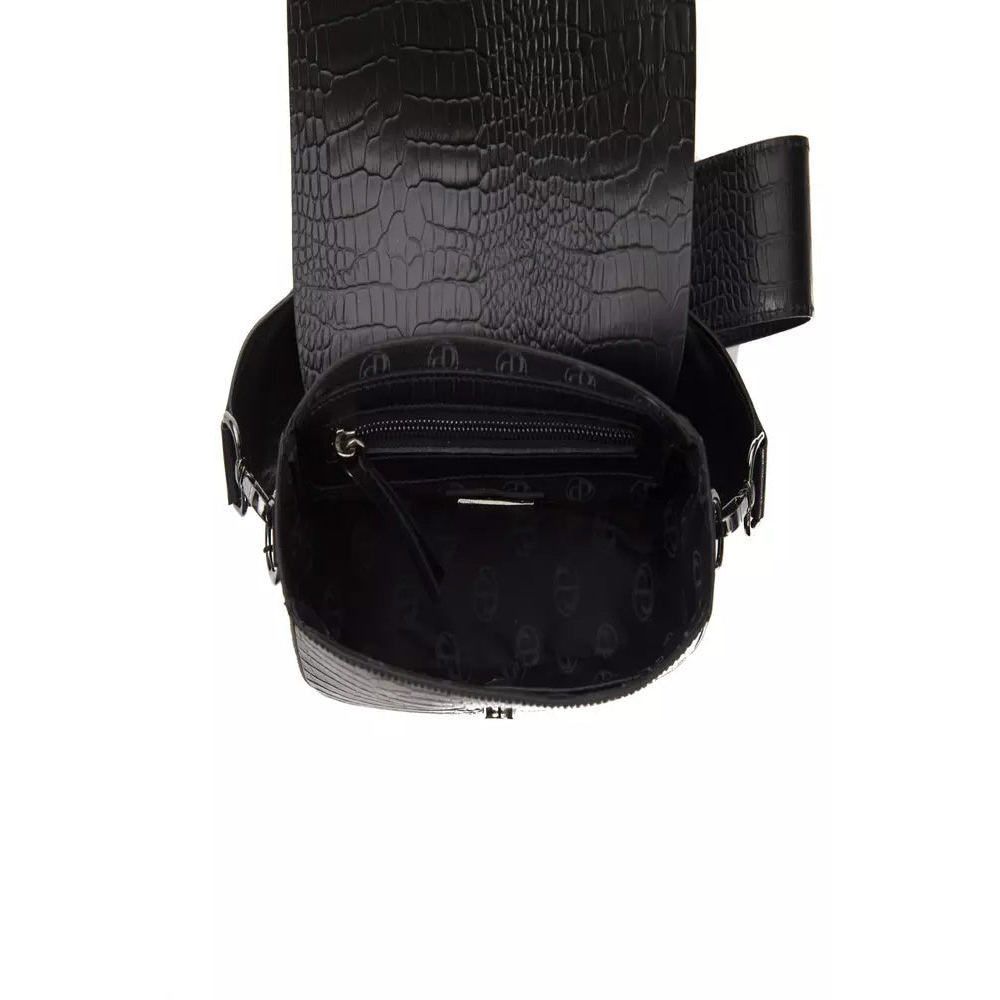 Other Pompei Donatella Black Leather Crossbody Bag Size ONE SIZE - 5 Thumbnail