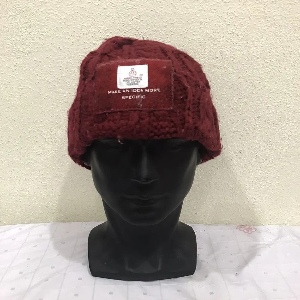 Harris Tweed × Vintage Harris Tweed x Closshi Knit Beanie Hat Size ONE SIZE - 2 Thumbnail