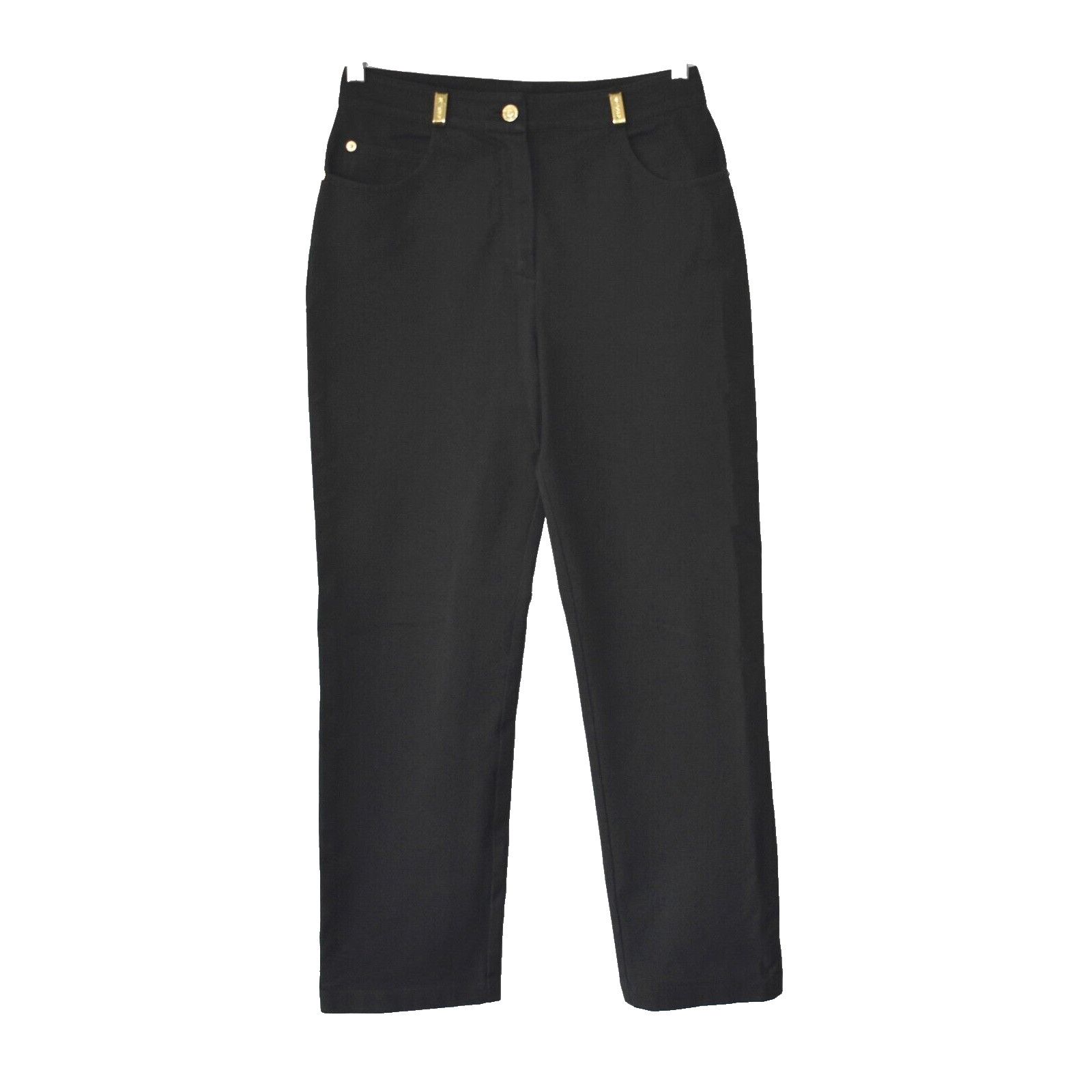 St. John Vintage ST JOHN SPORT Black High Rise Stretchy Jean Pants 4 Size 27" / US 4 / IT 40 - 1 Thumbnail