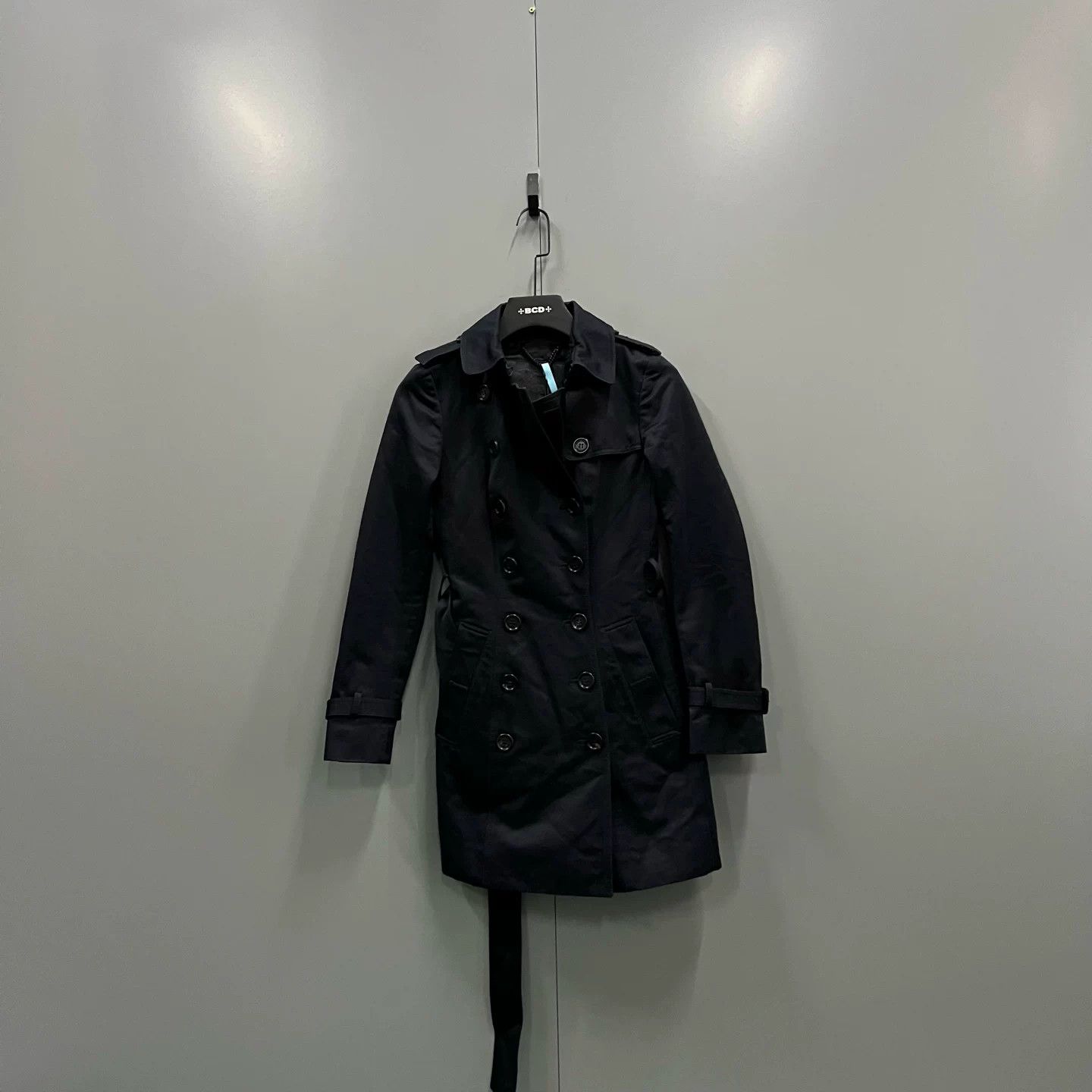 Burberry Burberry Black Double-Breasted Trench Coat Size XS / US 0-2 / IT 36-38 - 1 Thumbnail