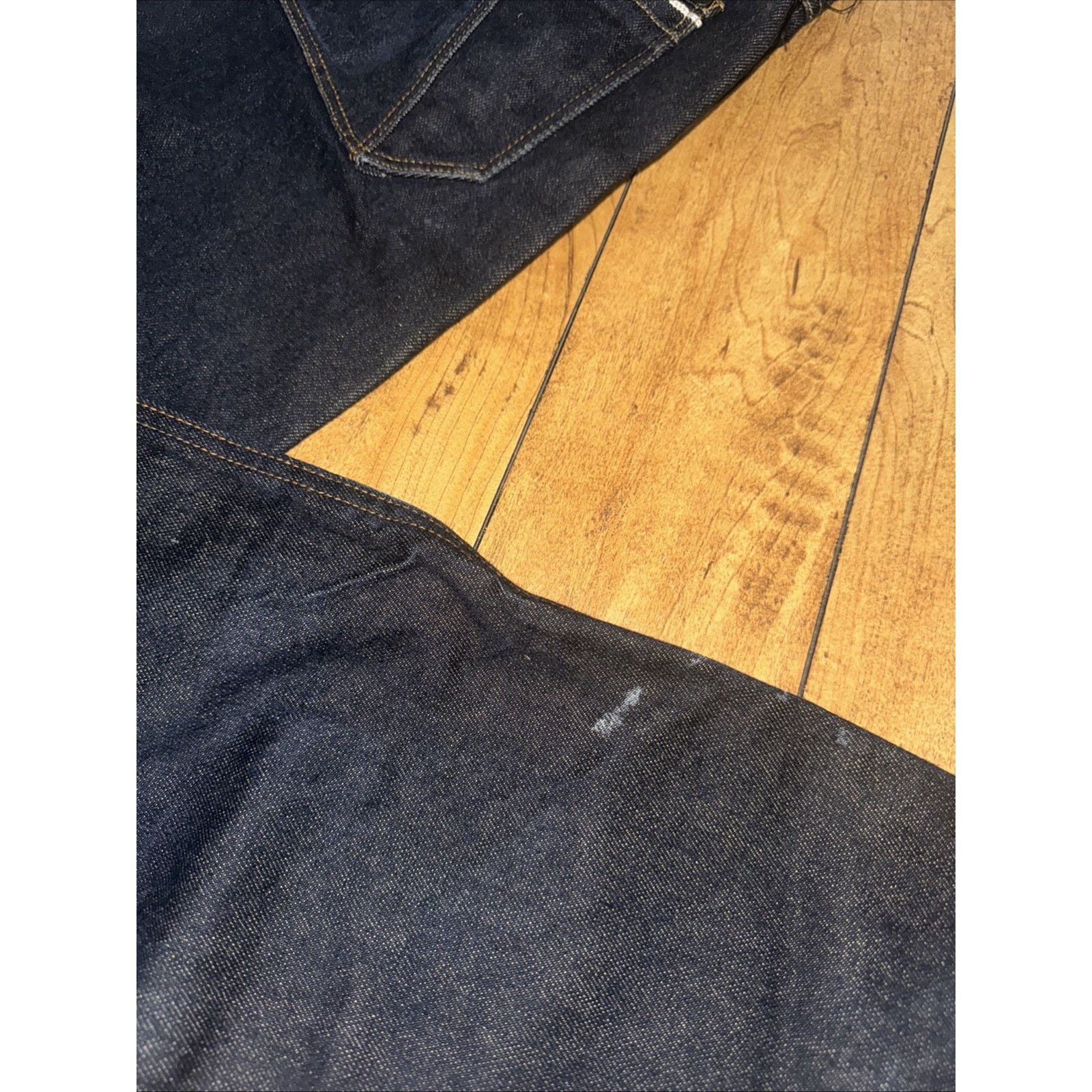 Dravus Dravus Men’s Red Line Selvedge Raw Denim 32x33 Dark Indigo Size US 32 / EU 48 - 4 Thumbnail