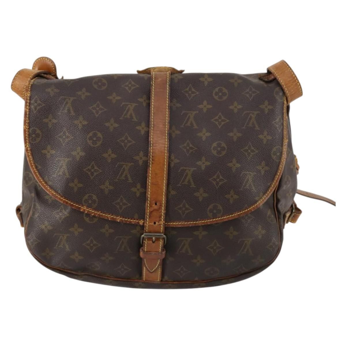 Louis Vuitton LOUIS VUITTON Monogram Saumur 35 Shoulder Bag M42254 Size ONE SIZE - 3 Thumbnail