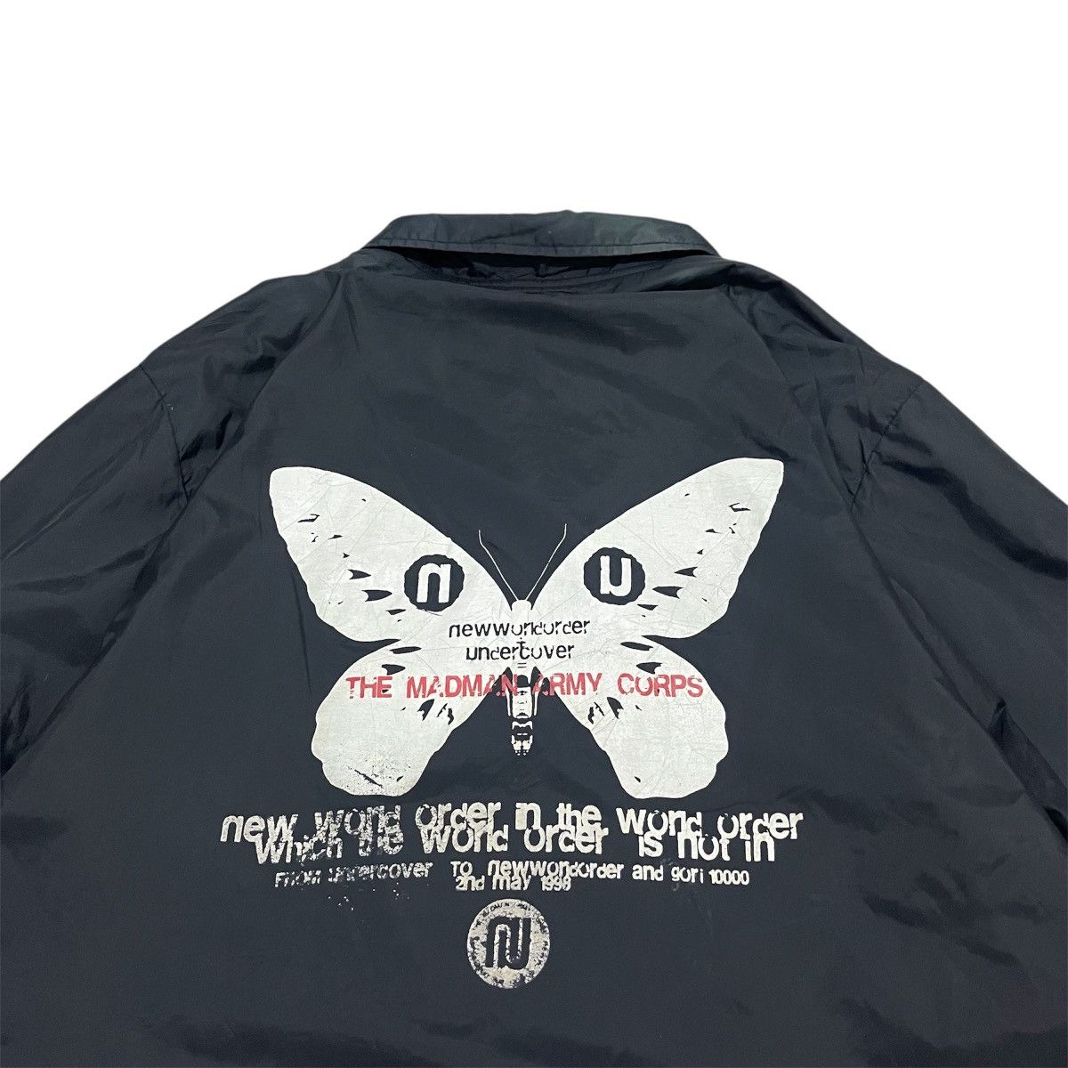 Undercover SS98 UNDERCOVER JUN TAKAHASHI x NEW WORLD ORDER COACH JACKET Size US M / EU 48-50 / 2 - 3 Thumbnail