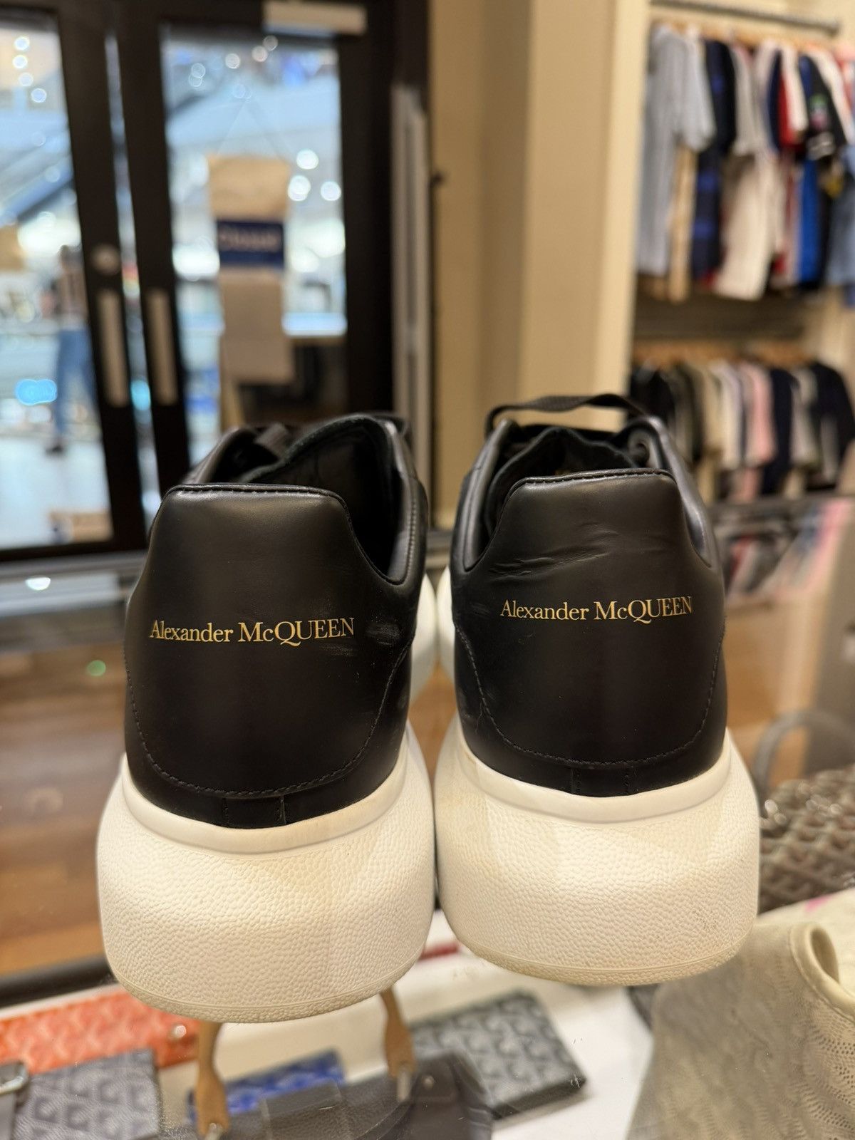 Alexander McQueen Alexander Mcqueen Oversized Sneaker- Black Size US 9.5 / EU 42-43 - 6 Thumbnail
