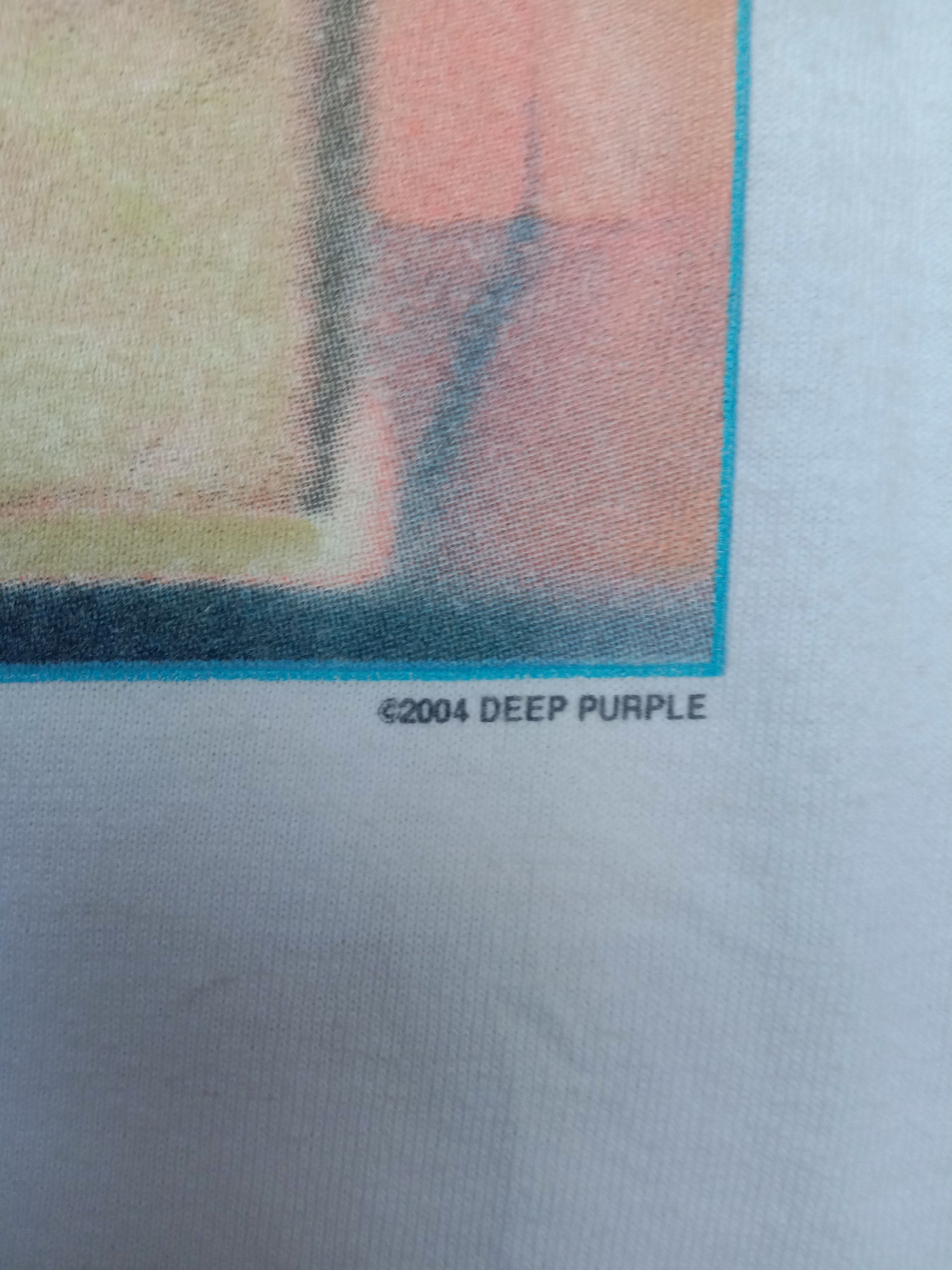 Band Tees Deep Purple Australia Tour 2004 Size US L / EU 52-54 / 3 - 9 Thumbnail