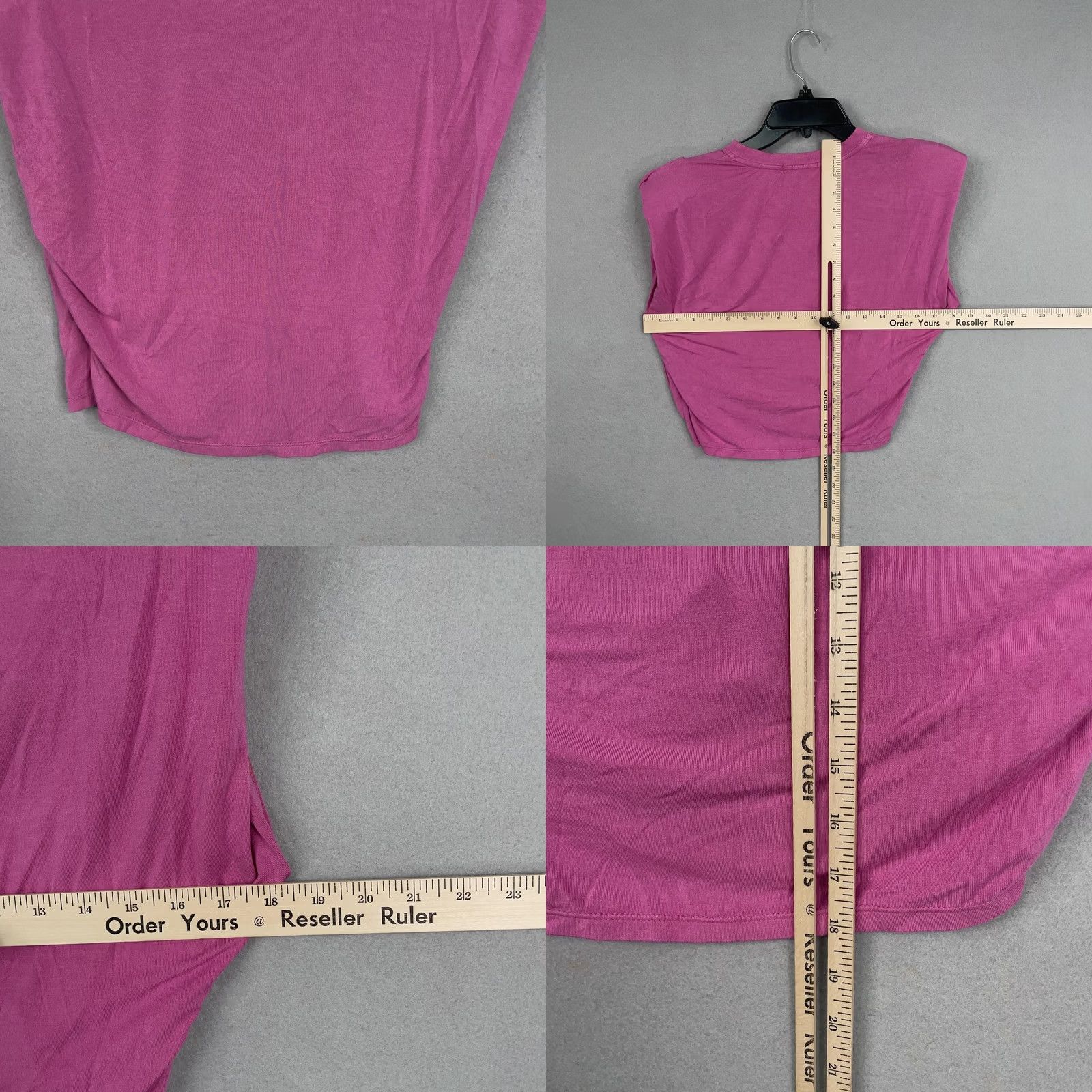 Jonathan Simkhai Jonathan Simkhai Shirt Womens Medium Pink Draped Ruched Sleeveless Top Size M / US 6-8 / IT 42-44 - 8 Thumbnail