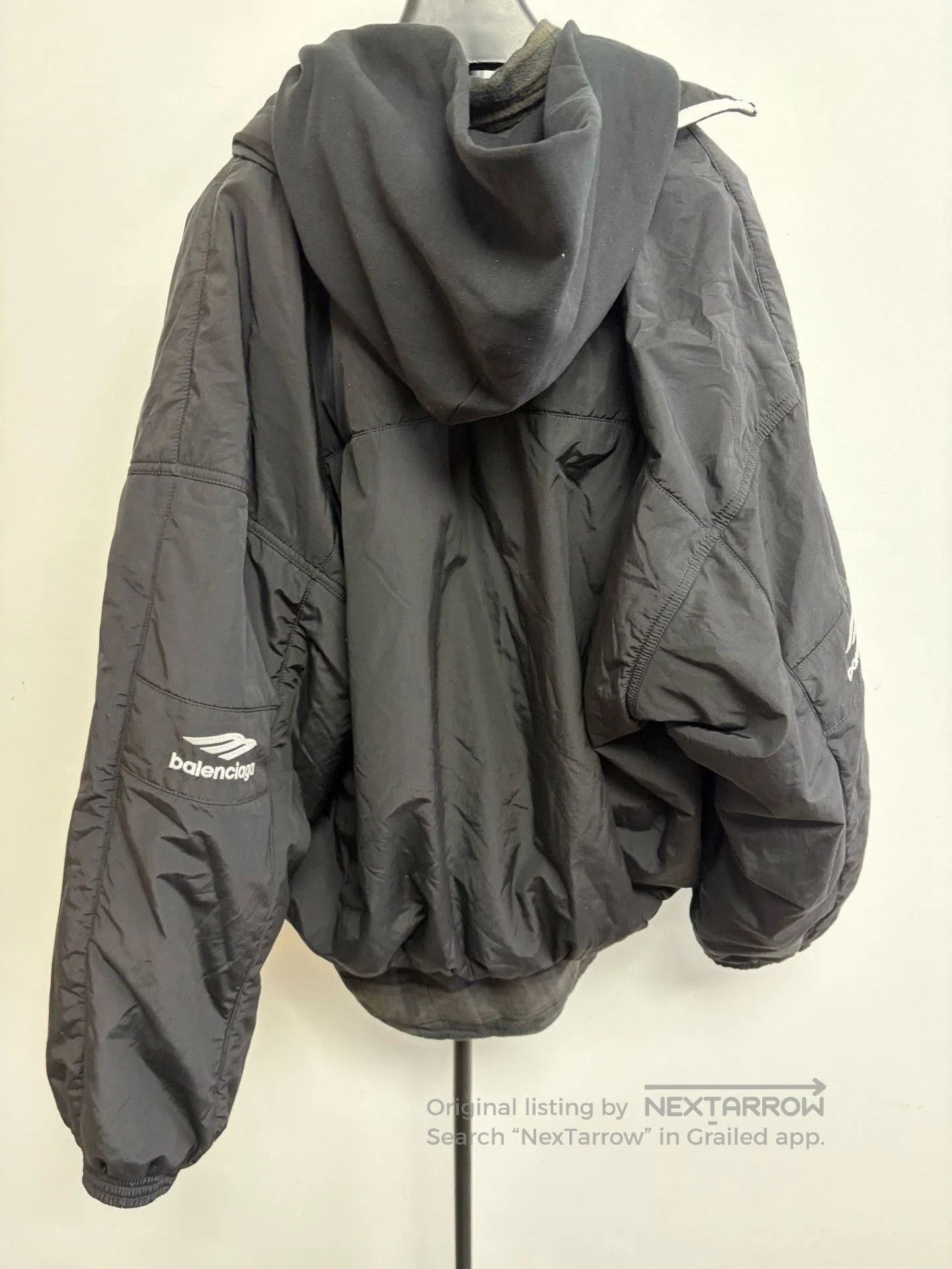 Balenciaga Balenciaga Men's Logo Zip Oversized Jacket. Size US M / EU 48-50 / 2 - 2 Thumbnail