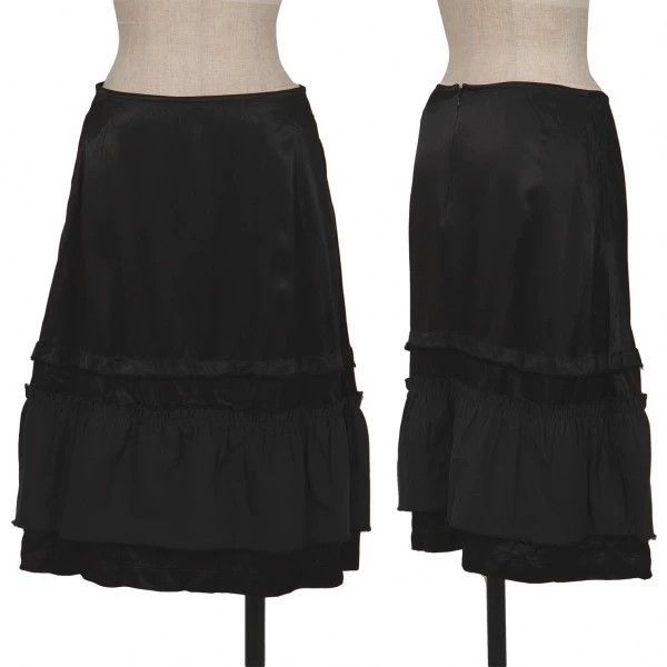 Other Comme Des Garcons size S Black Retro Design Skirt Size 24" / US 00 / IT 34 - 1 Thumbnail