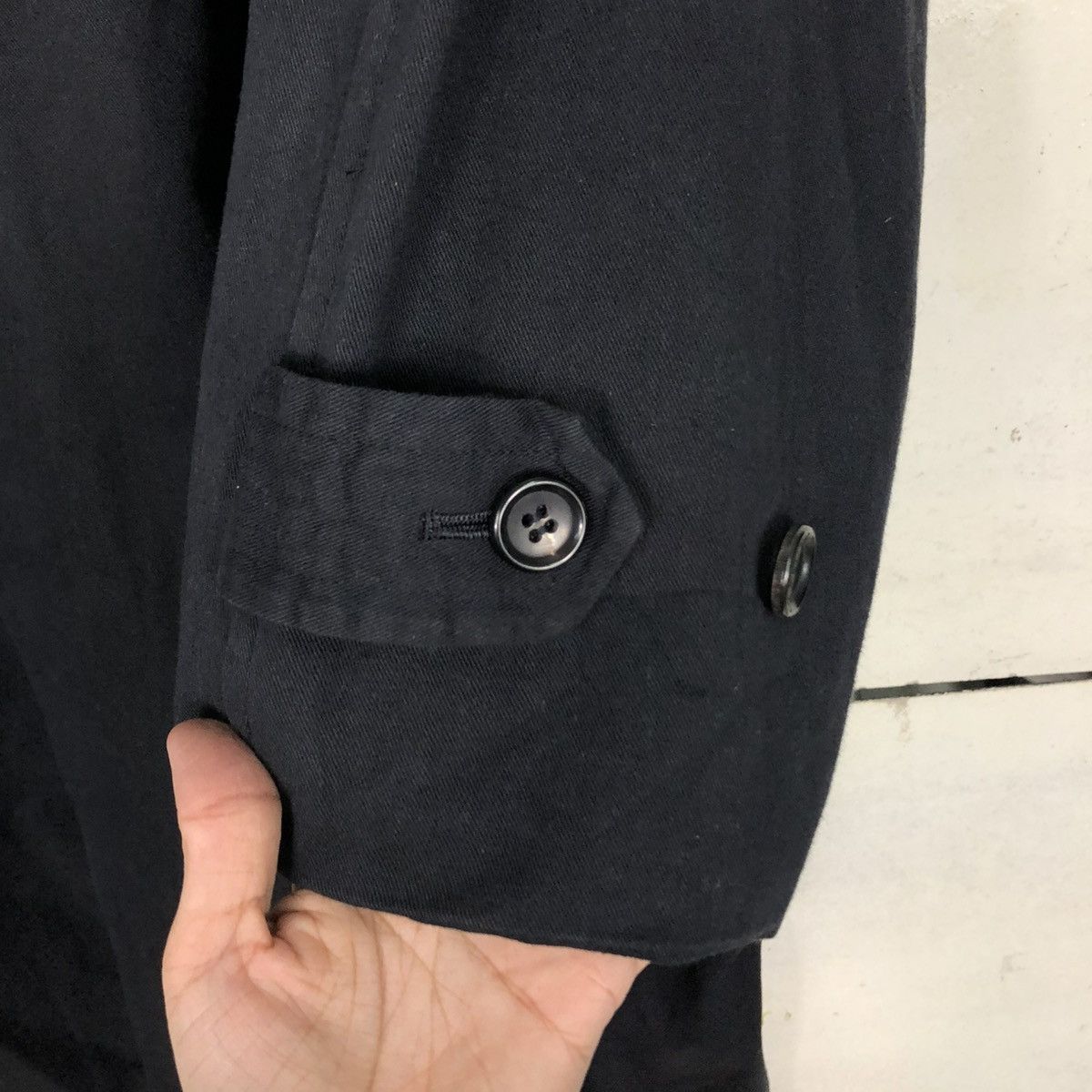 Comme des Garcons Homme 🔥RICH BLACK VINTAGE LONG JACKET FLY COMME DES GARCONS HOMME Size US M / EU 48-50 / 2 - 17 Thumbnail