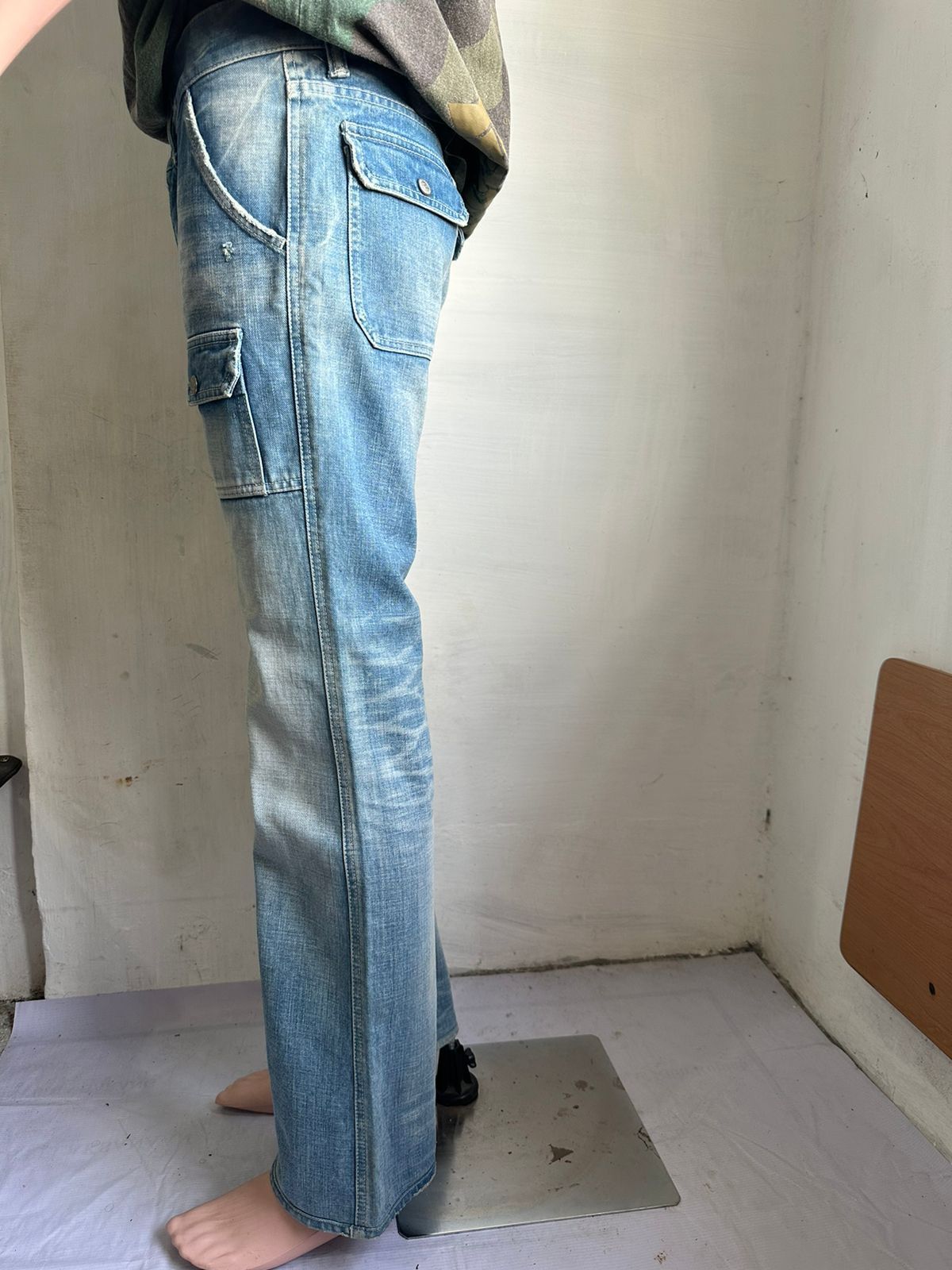Japanese Brand × Vintage 🔥Delay by Win And Sons FLared bush Jeans Denim Size US 31 - 2 Thumbnail