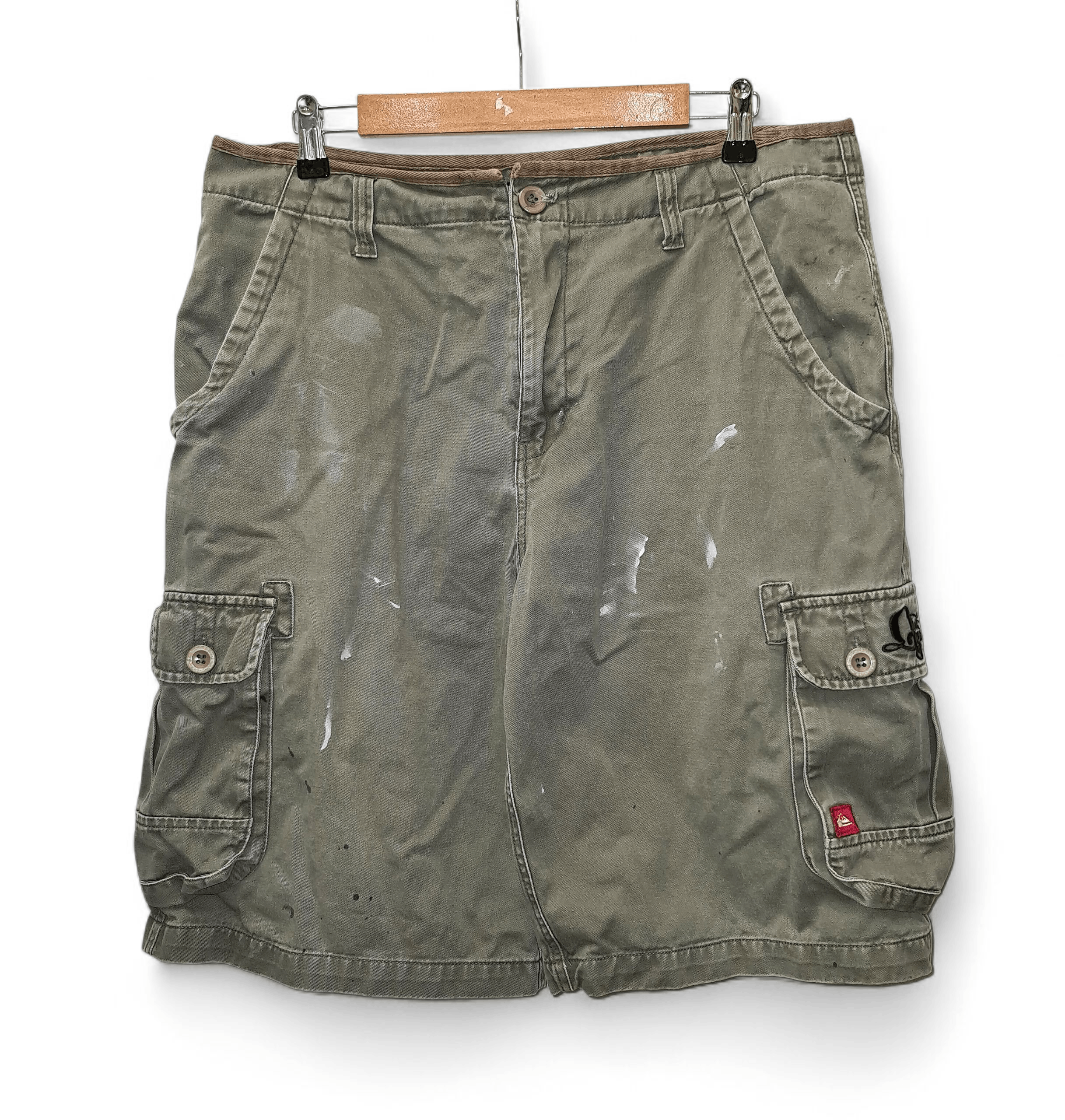Quiksilver 90s Vintage Quiksilver cargo shorts Size US 34 / EU 50 - 2 Thumbnail