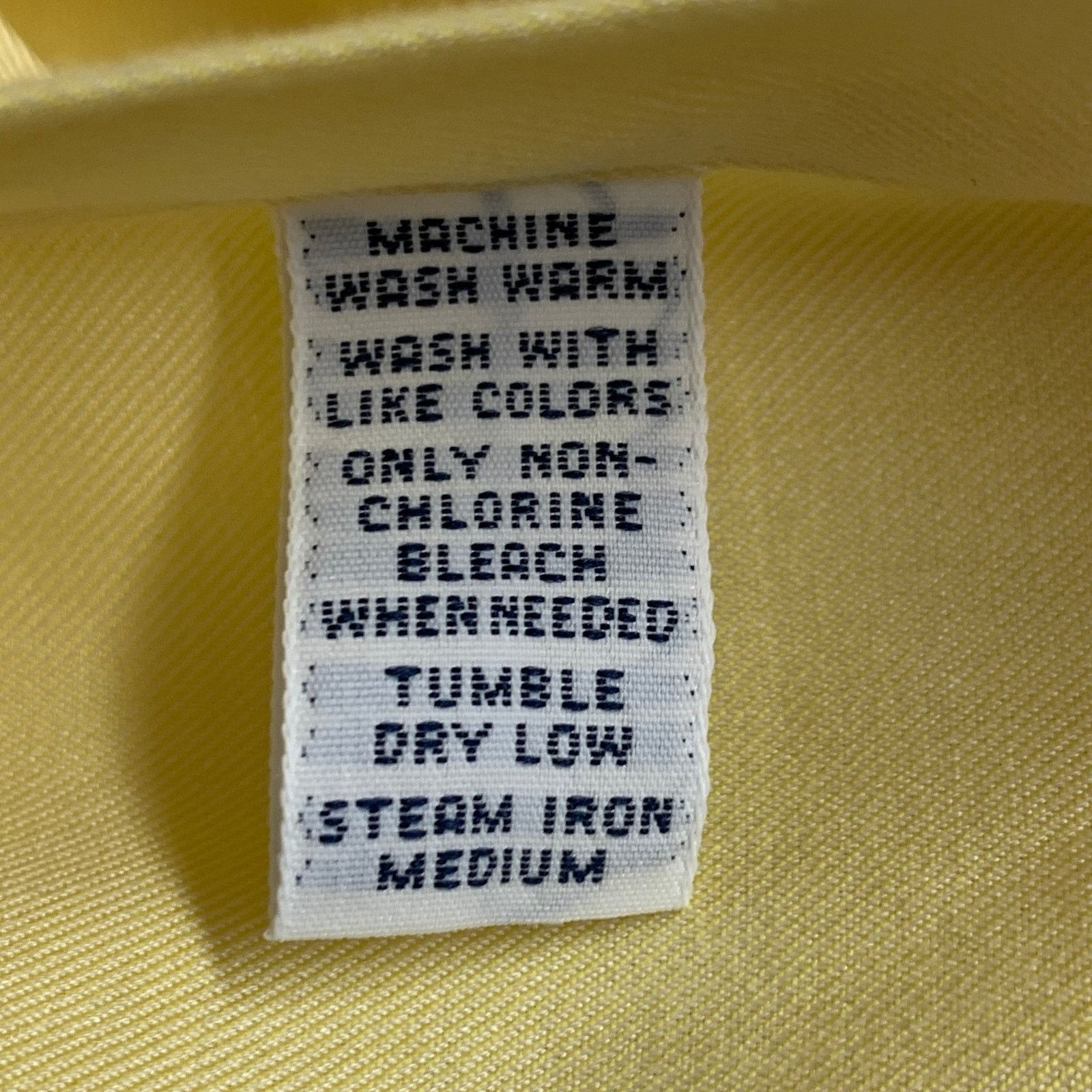 Ralph Lauren RALPH LAUREN Yellow Cotton Button Down Collar Long Sleeve Size US M / EU 48-50 / 2 - 5 Thumbnail