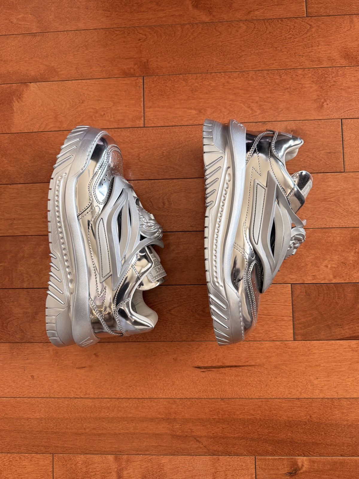 Versace Metallic Odissea Sneakers Size US 9.5 / EU 42-43 - 1 Thumbnail
