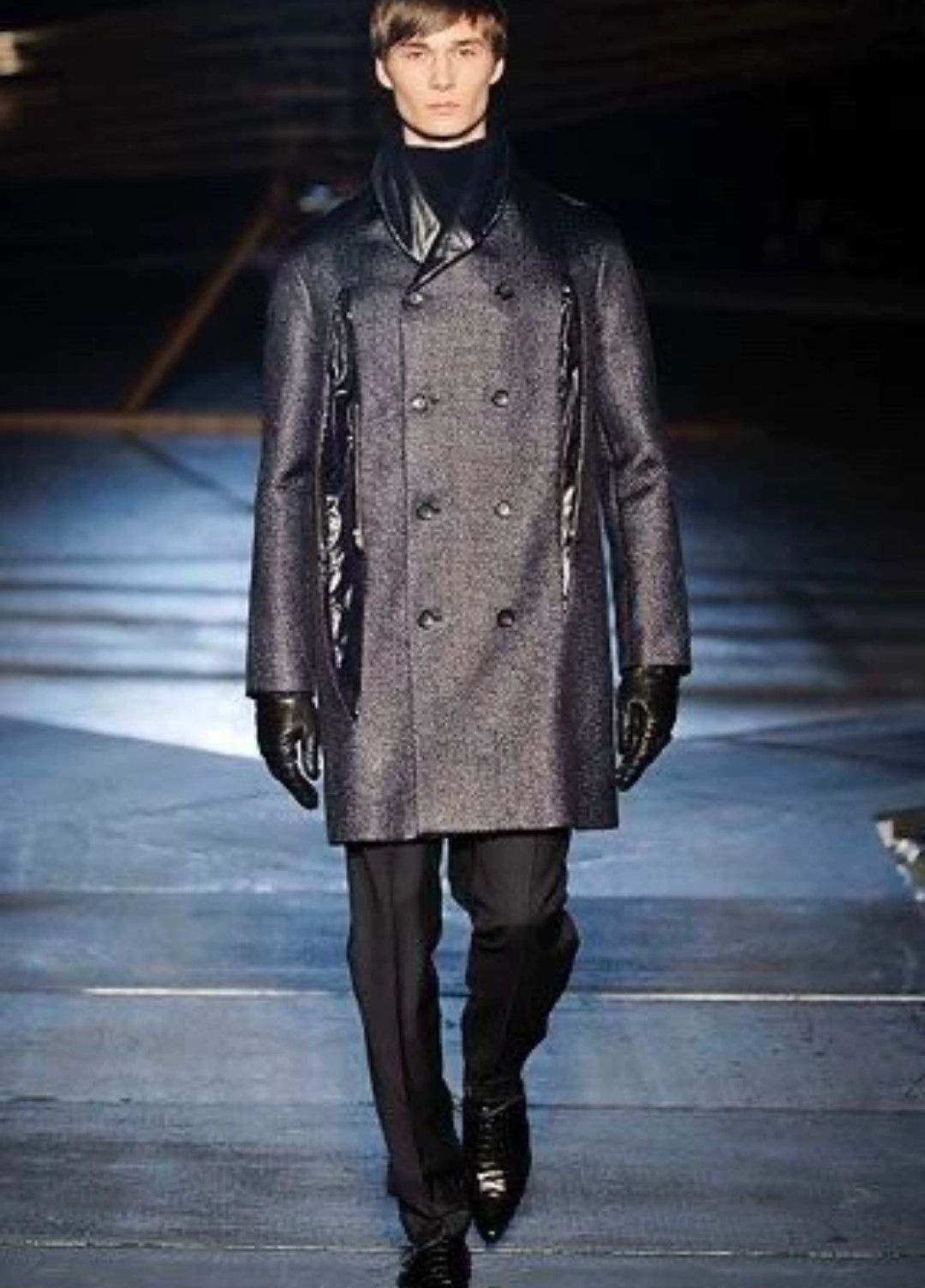 Raf Simons raf simons 2007aw eu44 Wool Dark Coat Jacket Trench Coat-25 Size US S / EU 44-46 / 1 - 7 Thumbnail