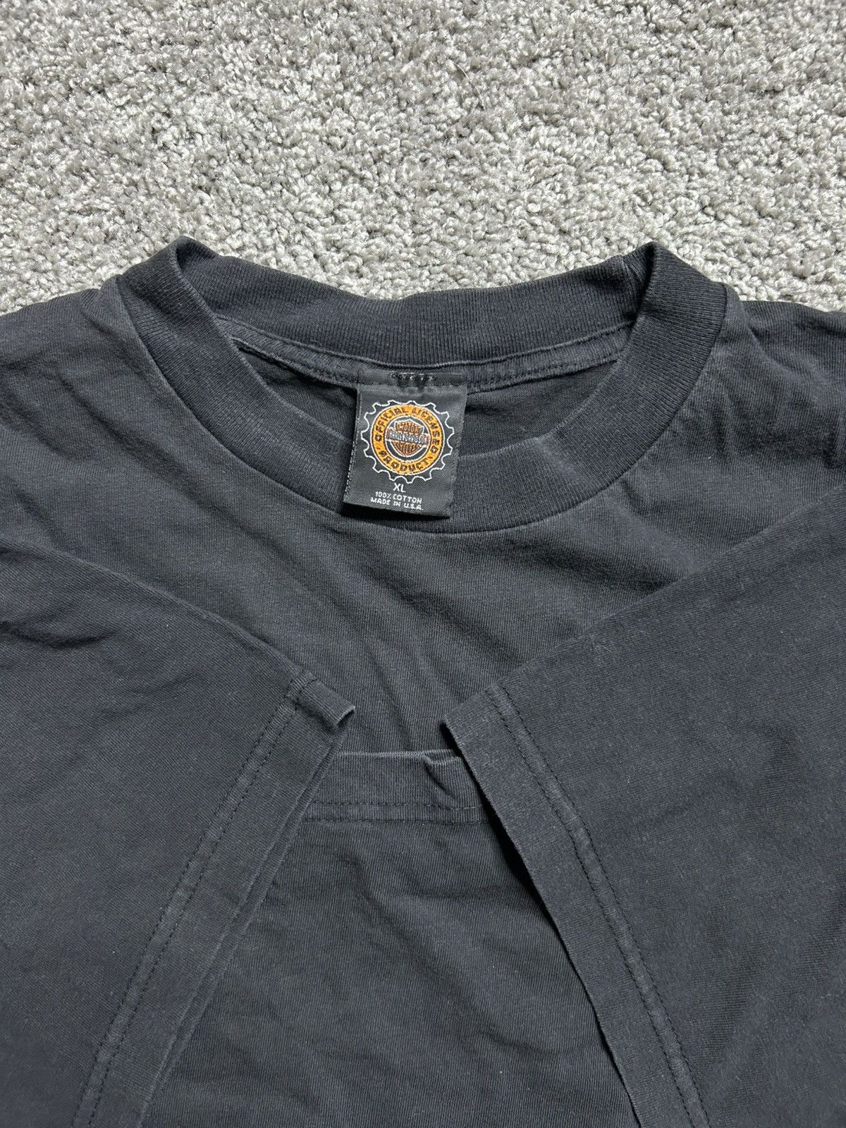 Vintage Vintage 90s Harley Chrome Tee 1996 Made in USA Size US XL / EU 56 / 4 - 5 Thumbnail